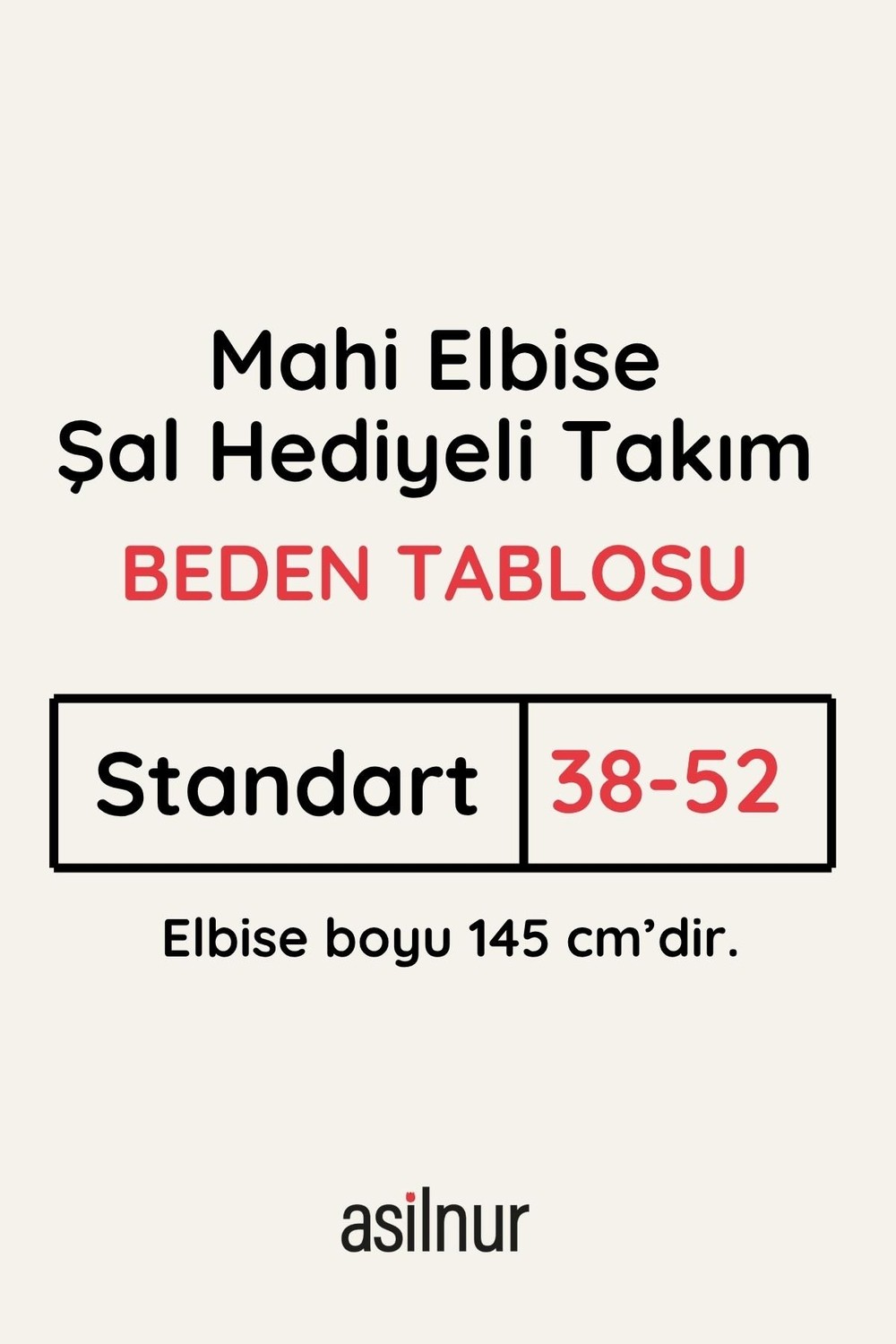 Asilnur Mahi Elbise Şal Hediyeli Takım Siyah görsel 2
