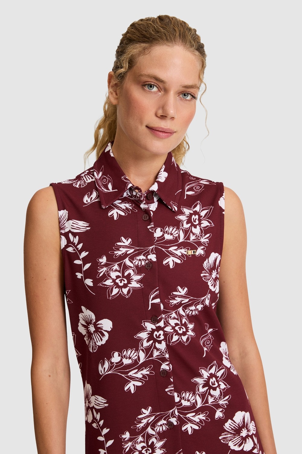 U.S. Polo Assn. Kadın Vişne Elbise (Örme) 50323501-VR223 görsel 8