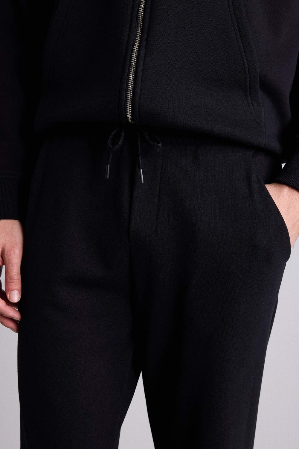 DeFacto Regular Fit Elastik Bel Cepli Düz Paça Pantolon D6762AX26AU görsel 5