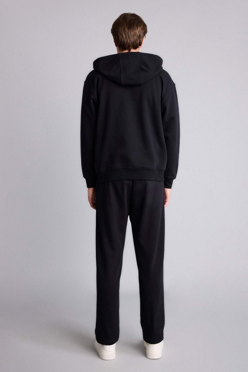 DeFacto Regular Fit Elastik Bel Cepli Düz Paça Pantolon D6762AX26AU görsel 6