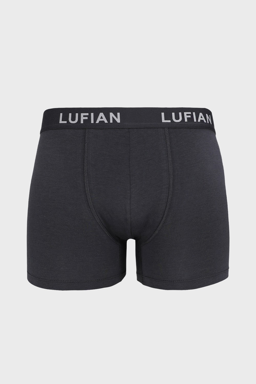 Lufian Darcy Erkek Pamuklu Boxer Koyu Gri