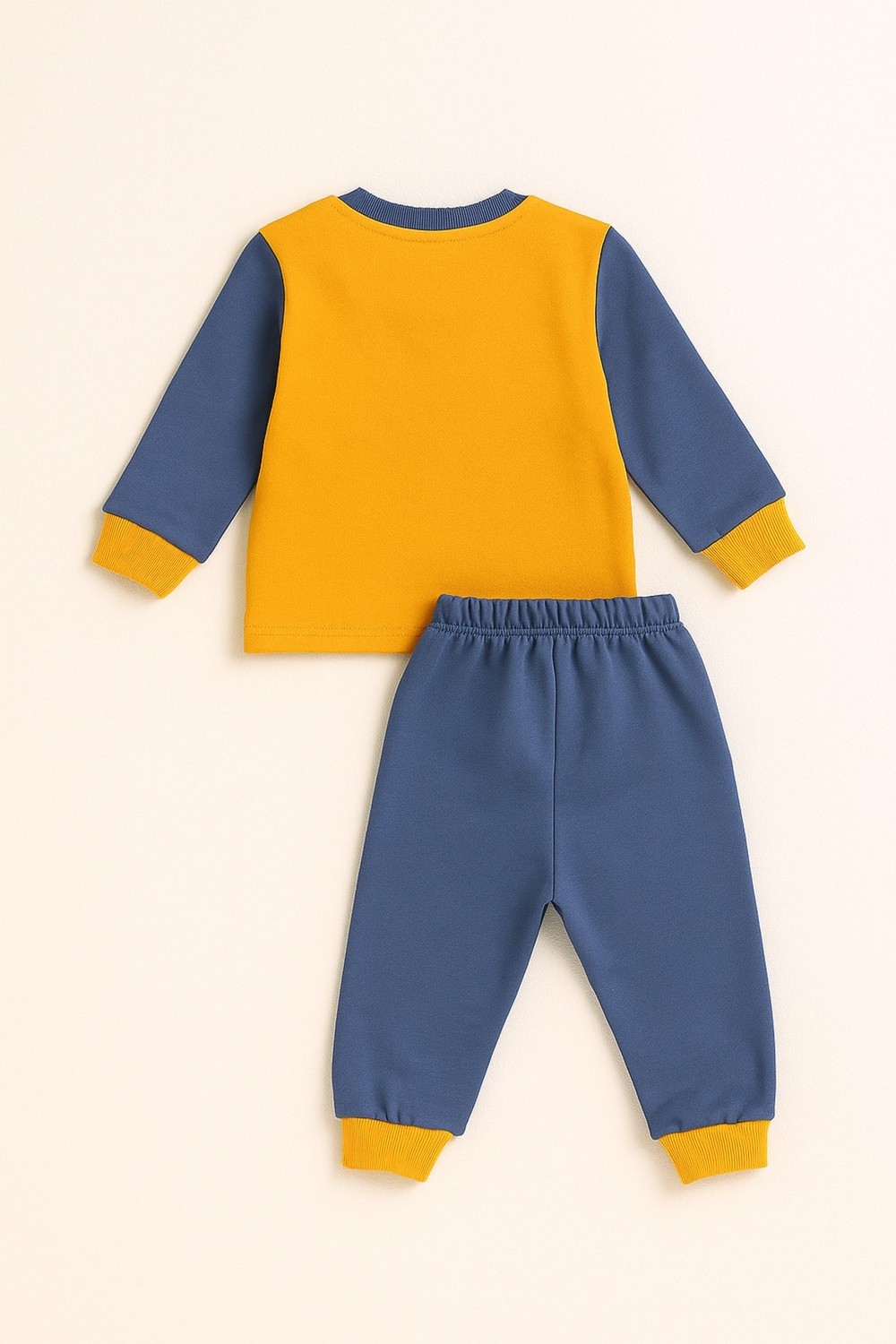 Aden Kids Erkek Çocuk Dinozor Baskılı Pamuklu Penye Pijama Takımı 0-5 Yaş, Mevsimlik, Günlük Kullanıma Uygun görsel 2
