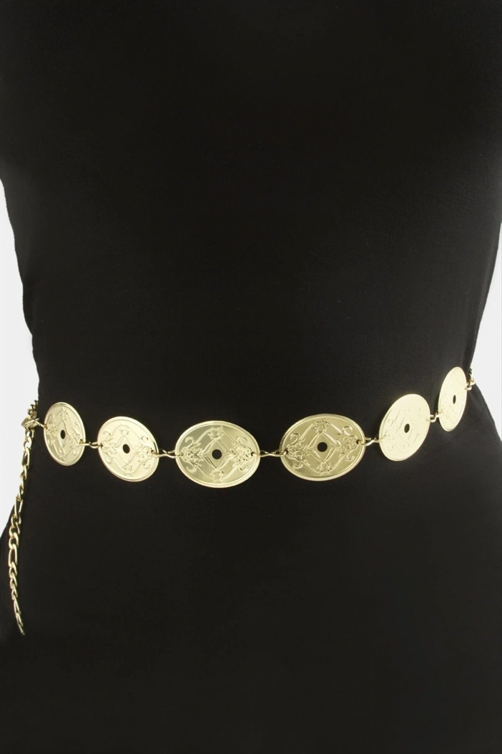 Hace Bazaar Oval Metal Zincir Kemer