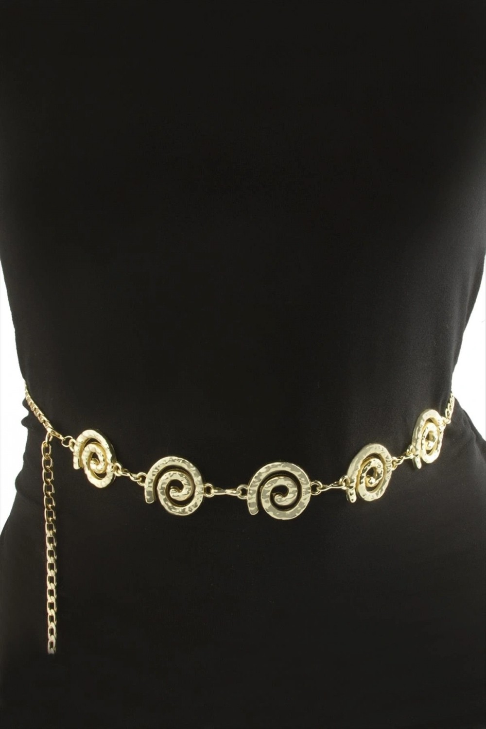 Hace Bazaar Çiçek Metal Zincir Kemer