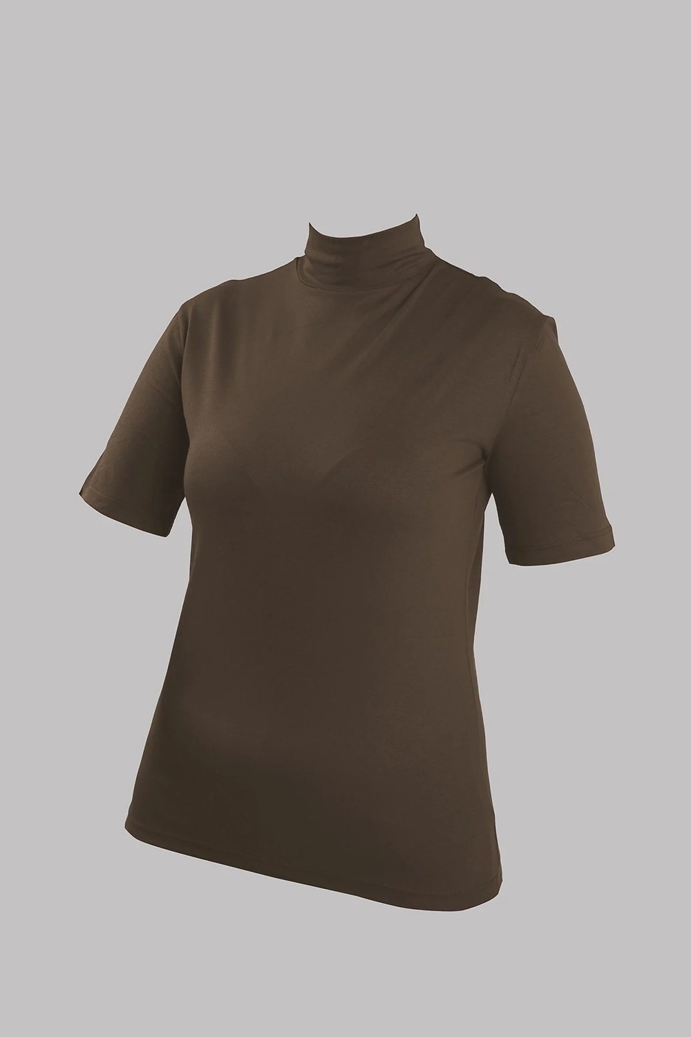 Hürrem Bone Haki Body Balıkçı Yaka Viskon Yarım Kollu 1028_09 görsel 5