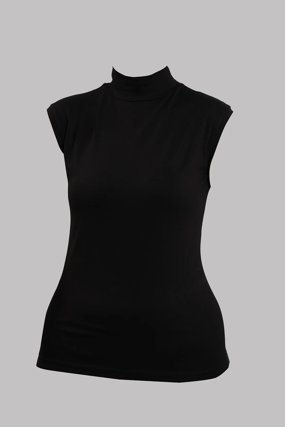 Hürrem Bone Taş Body Balıkçı Yaka Viskon Sıfır Kollu 1027_46 görsel 7