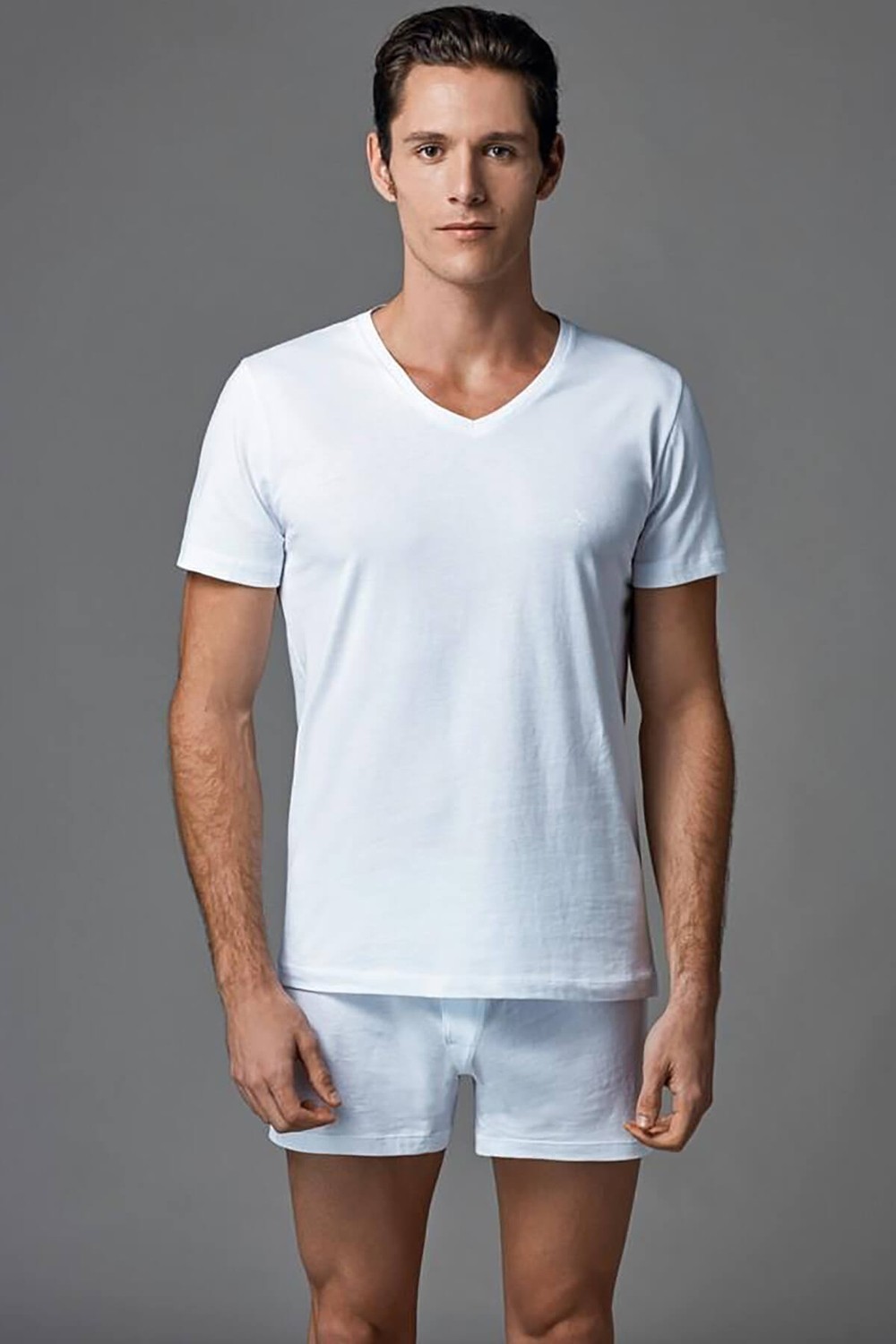 Eros 039 Erkek 2 Li V Yaka T-Shirt Atlet 039
