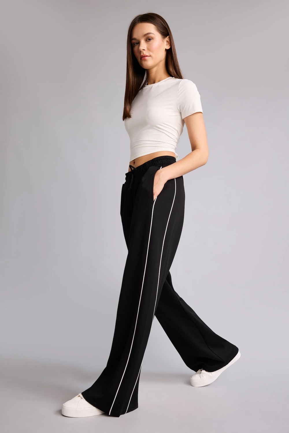 DeFacto Straight Fit Düz Paça Pantolon D6668AX26AU görsel 6