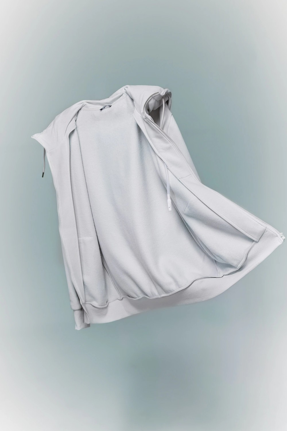 DeFacto Şişirilebilir Boyun Yastıklı Fermuarlı Sweatshirt H8716AX26AU görsel 7