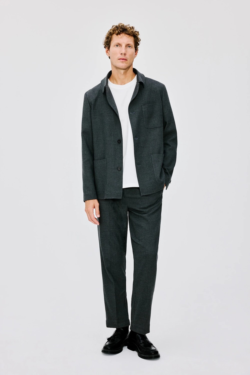 DeFacto Regular Fit Normal Bel Düz Paça Cepli Klasik Pantolon G3109AX26AU görsel 2