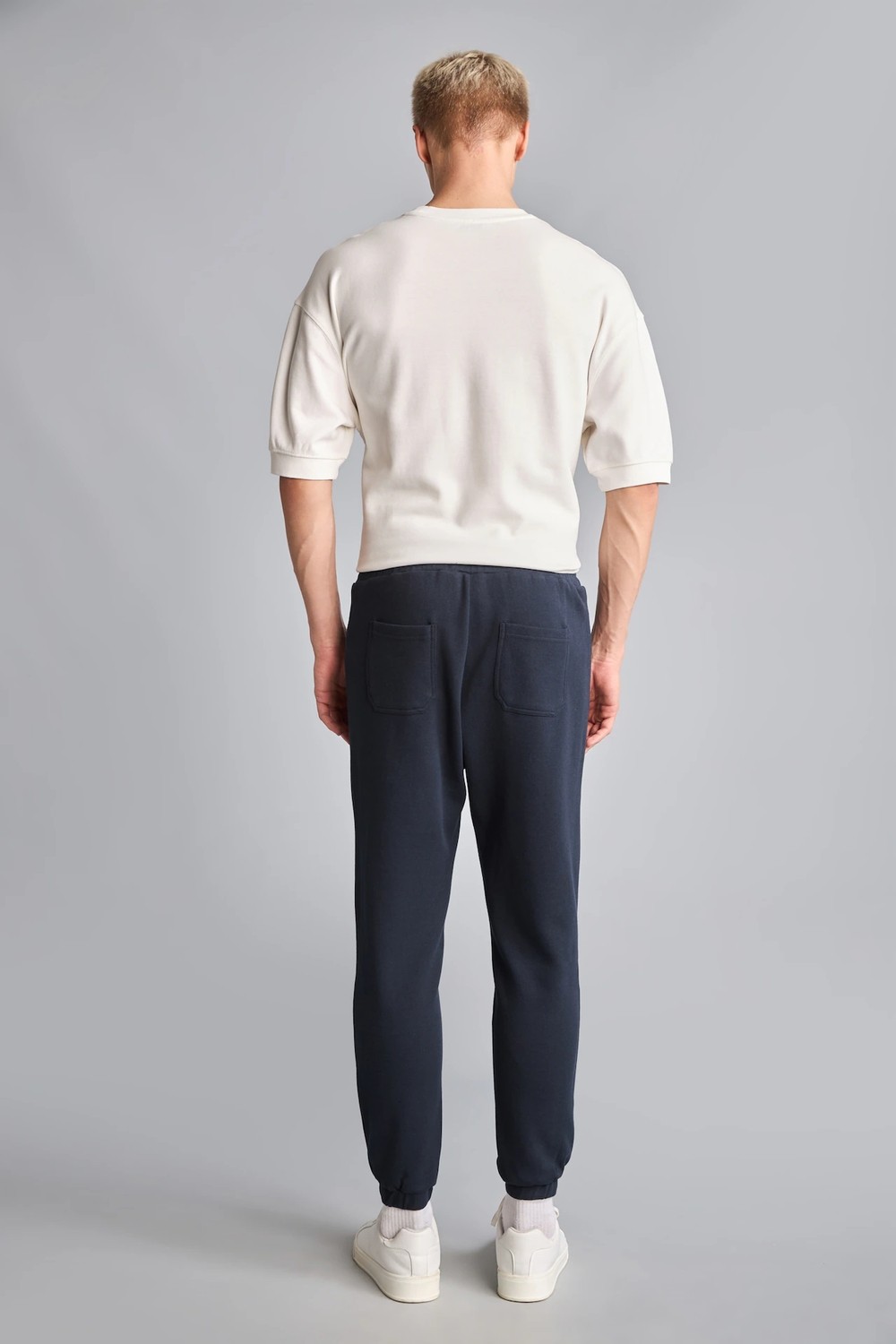 DeFacto Slim Fit Bağcıklı Fermuar Cepli Pike Jogger Eşofman Altı D5258AX26AU görsel 5