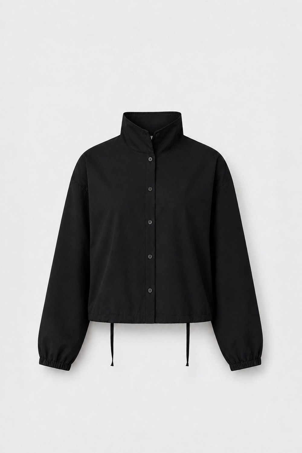 Suud Collection Siyah Eden Dik Yaka Gömlek görsel 4