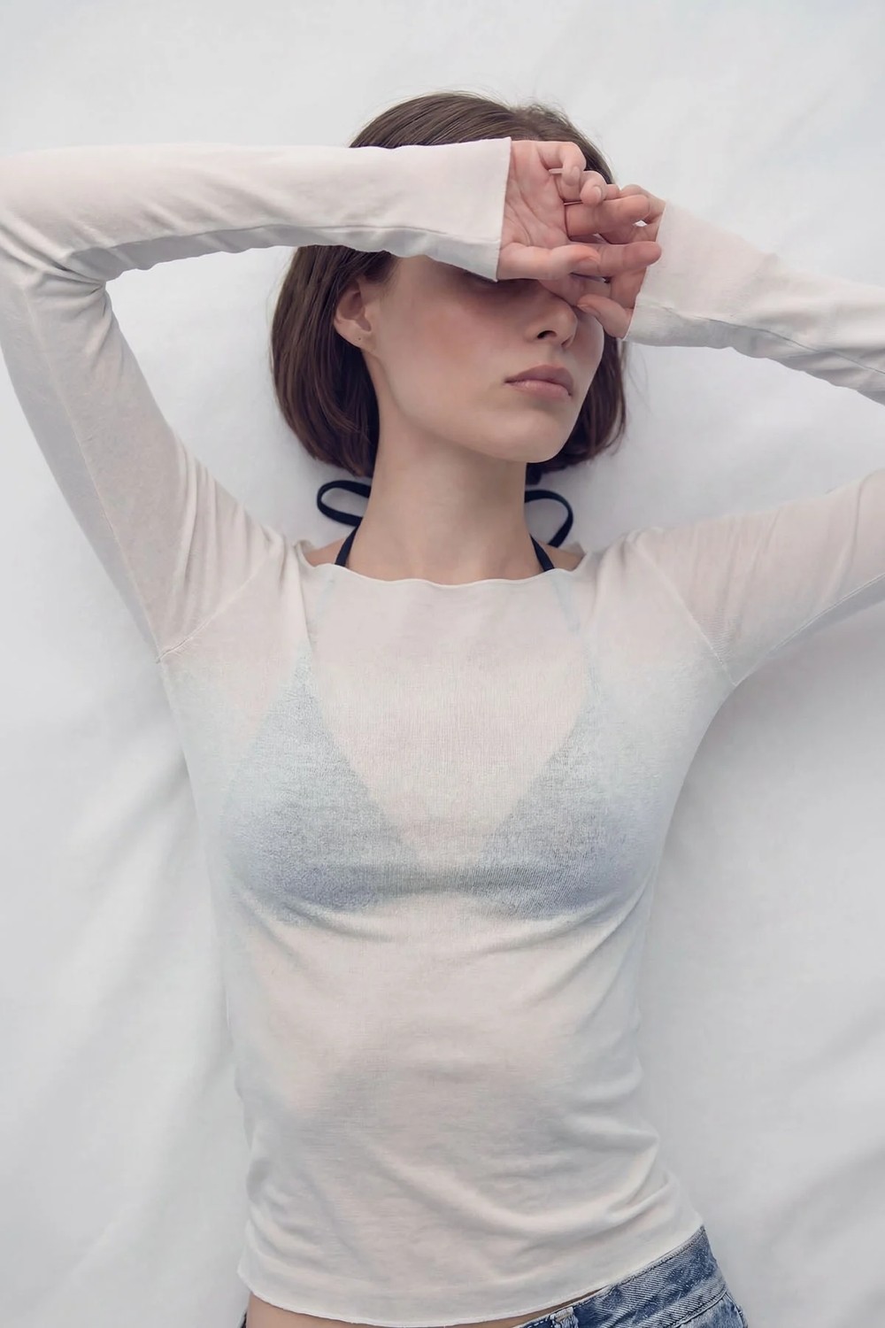 Suud Collection Siyah Lindy Bluz görsel 8