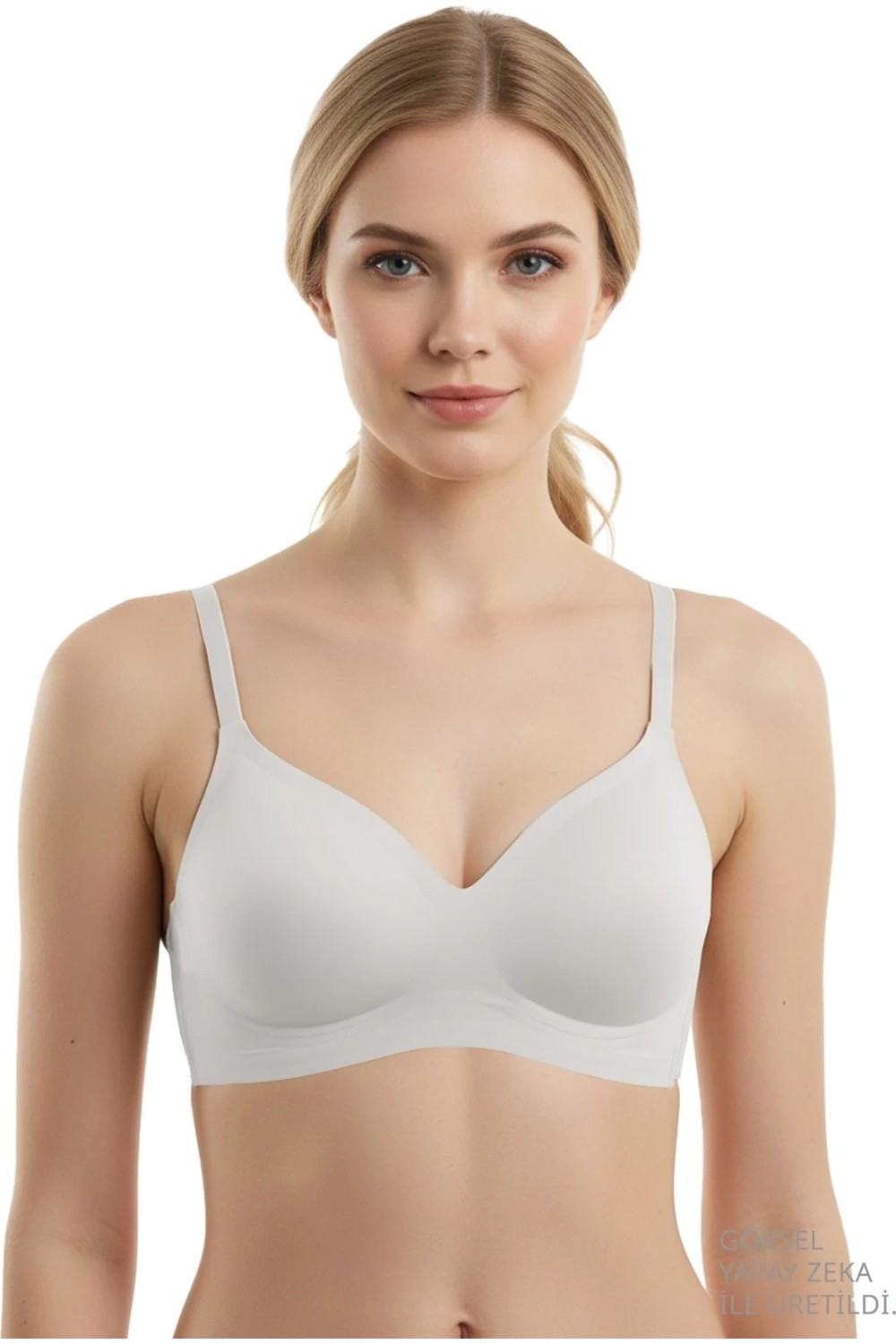 Cottonhill Seamless Bra - Pure | Lazer Kesim Dikişsiz Ayarlanabilir Askılı Balensiz Kadın Sütyen 3'lü Paket görsel 6
