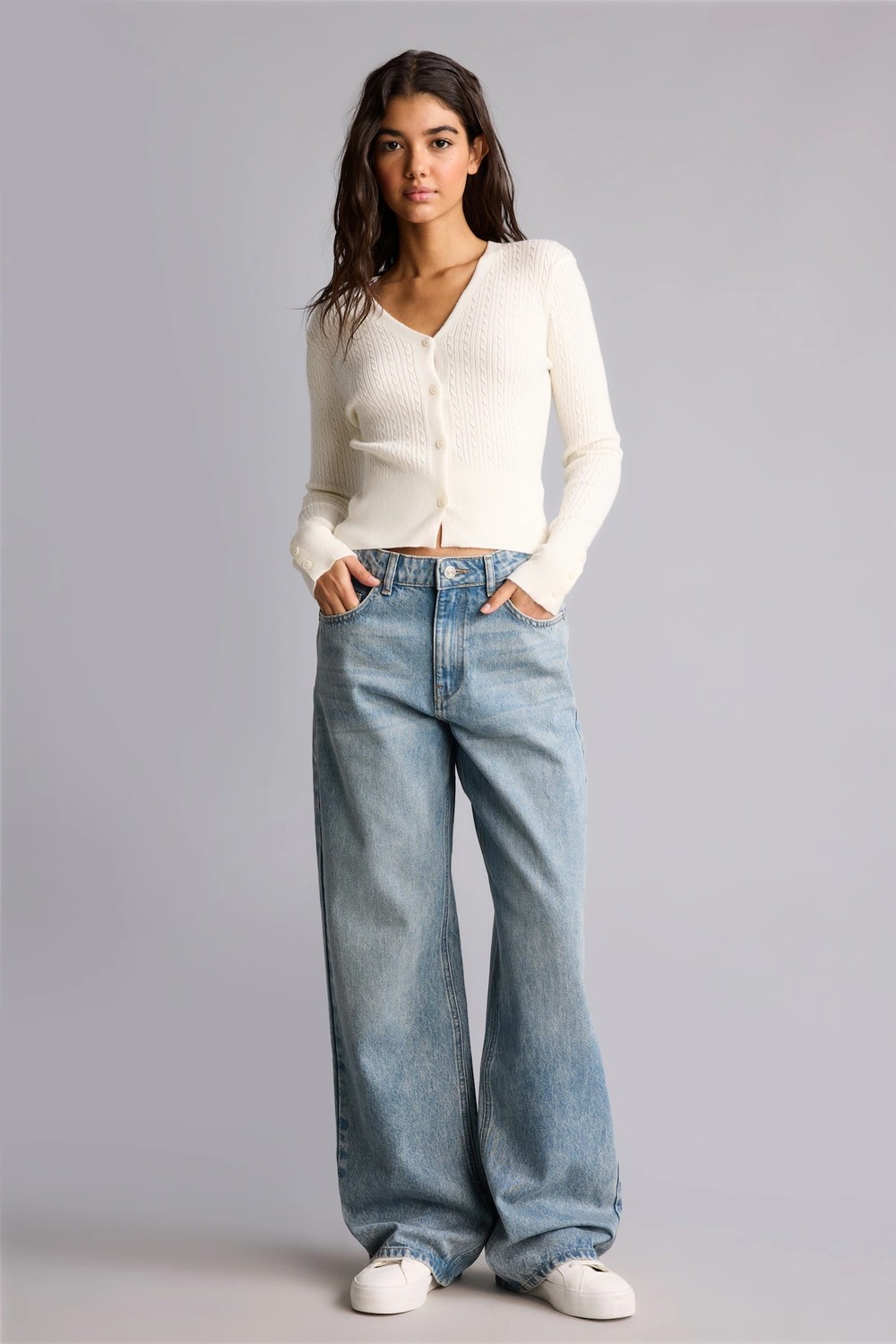 DeFacto Yüksek Bel 90's Wide Leg Jean Pantolon H6947AX26AU