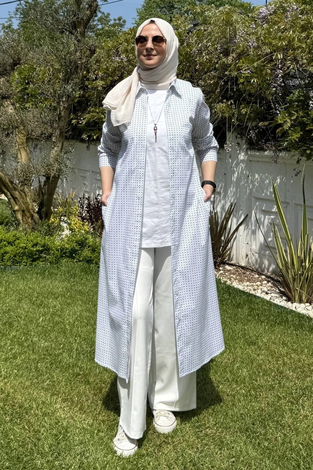 Rabia Şamlı Doğa Kar Tanesi Tunik görsel 4