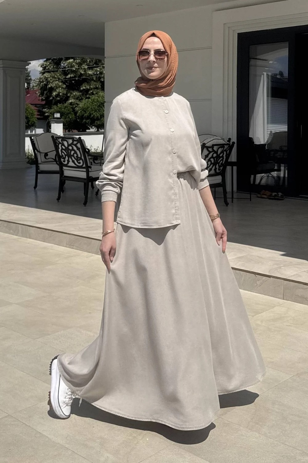 Rabia Şamlı Lavin Etekli Takım Taş