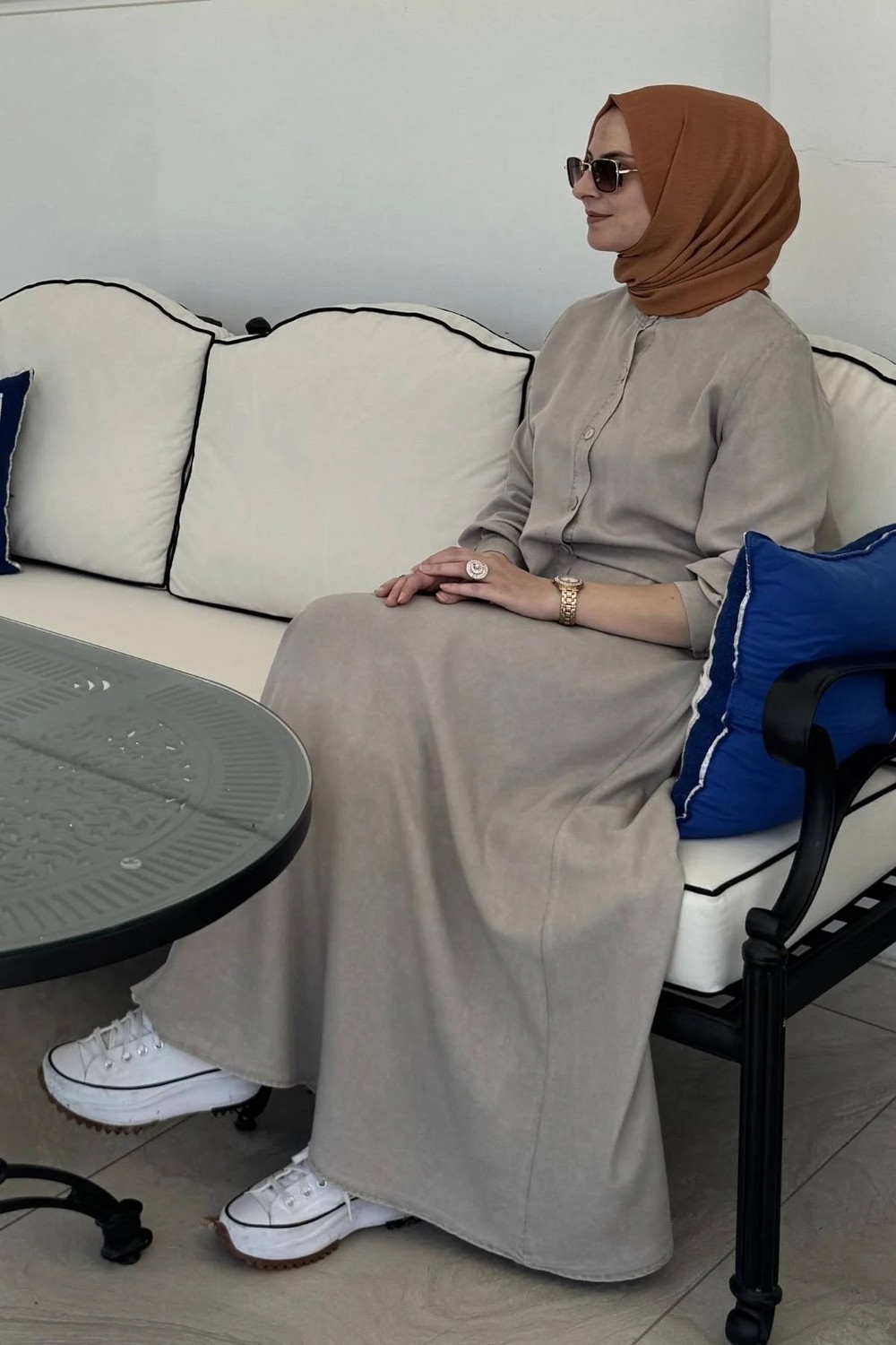 Rabia Şamlı Lavin Etekli Takım Taş görsel 2