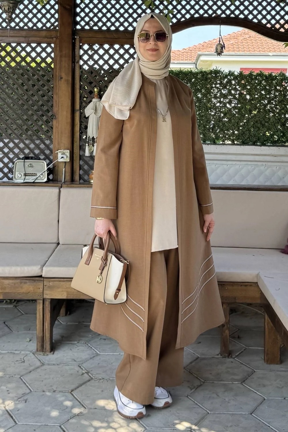 Rabia Şamlı Hira Pantolunlu Takım görsel 3