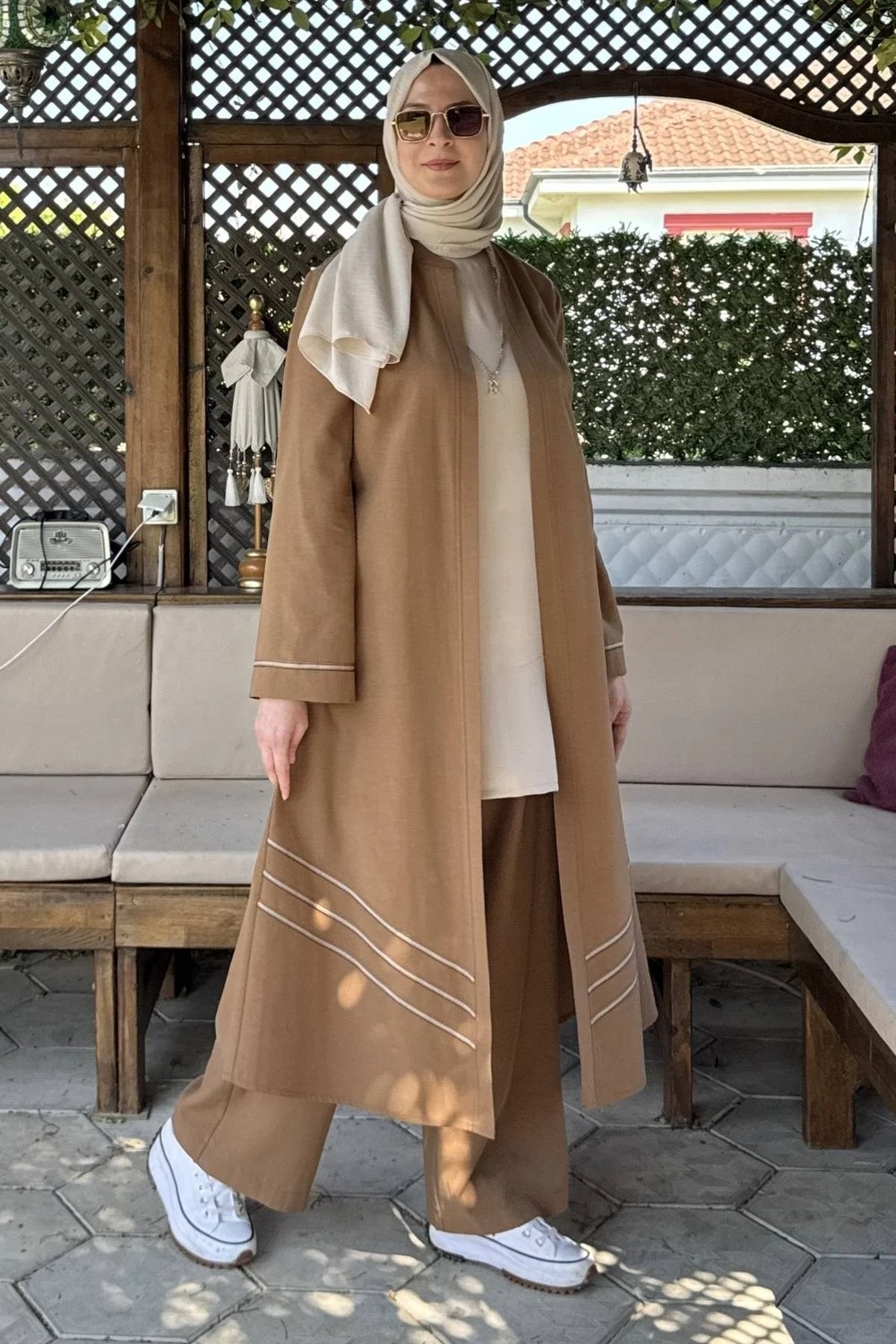 Rabia Şamlı Hira Pantolunlu Takım görsel 4