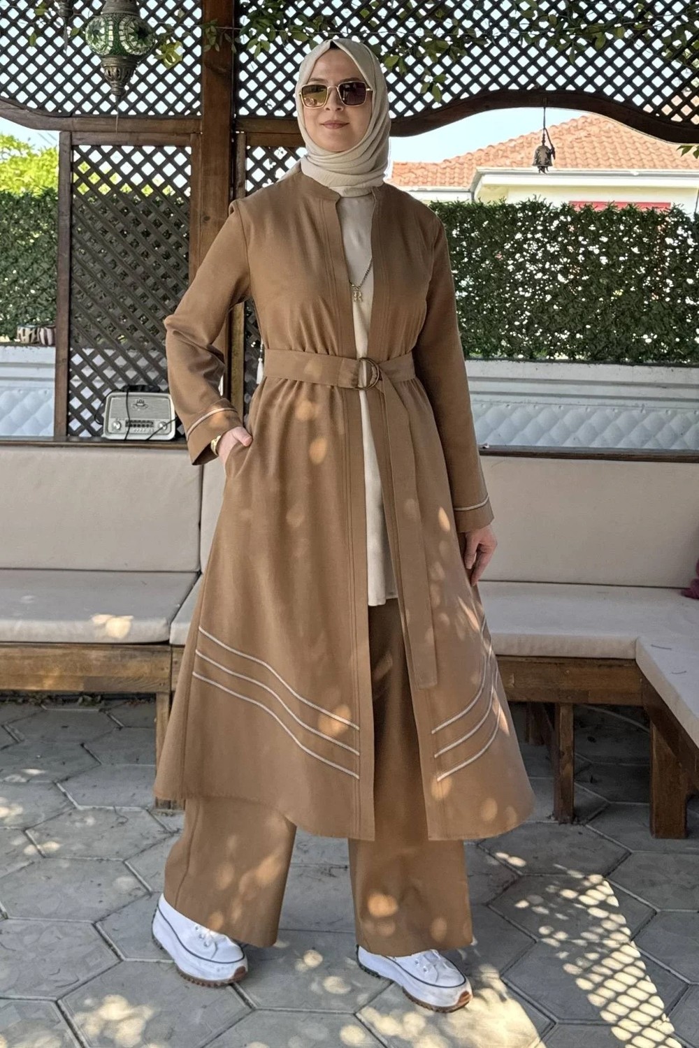 Rabia Şamlı Hira Pantolunlu Takım görsel 6