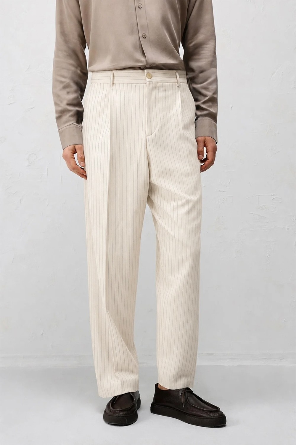 Antioch Relaxed Fit Çizgili Erkek Takım Elbise görsel 3