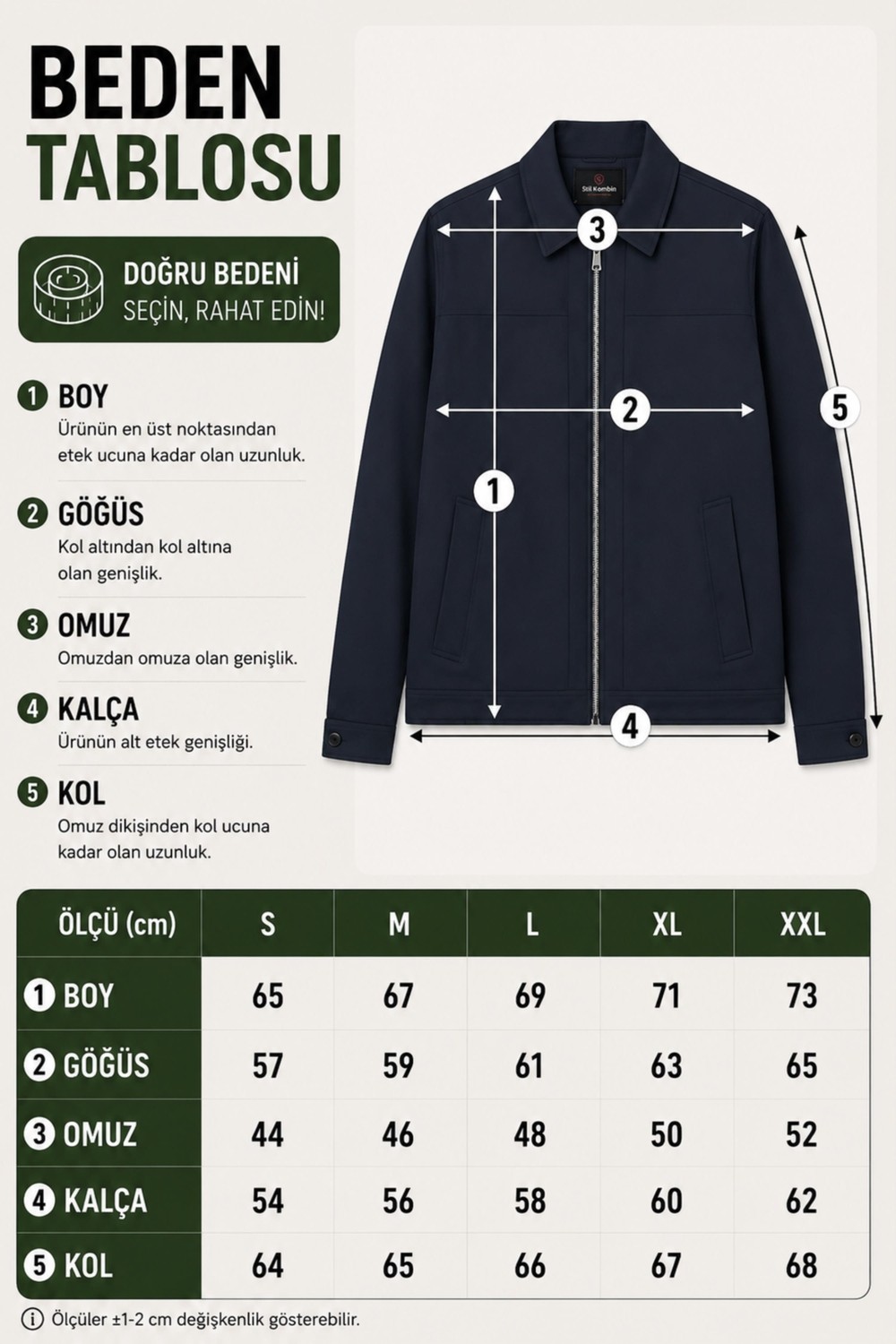 Stil Kombin Içi Kürklü Yakalı Orta Kışlık Mont Pldp 3033-M_50511 görsel 8