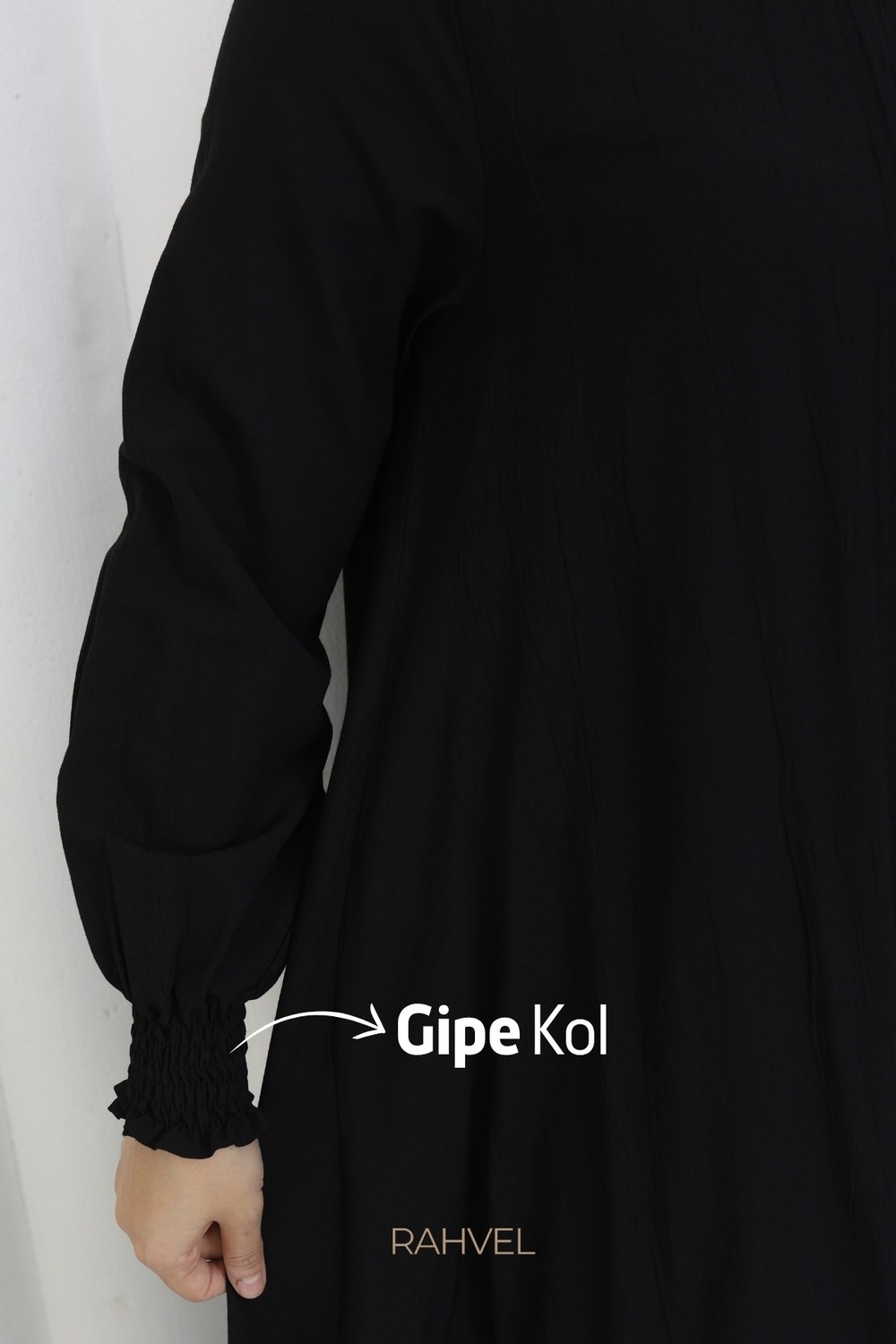 Moda Hayme Viskon Alt Üst Ikili Tesettür Takım Yarım Mevlana Tunik ve Pantolon Bir Arada Kahverengi görsel 4