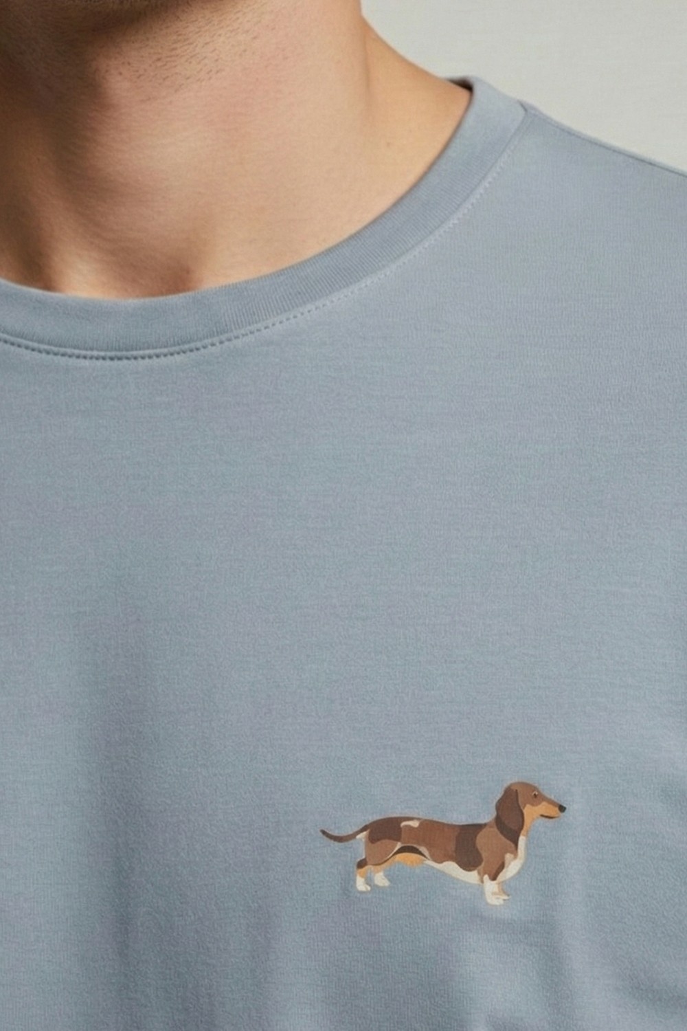 Mısırlı Pamuklu Kısa Kollu Pijama Takım Mavi görsel 4