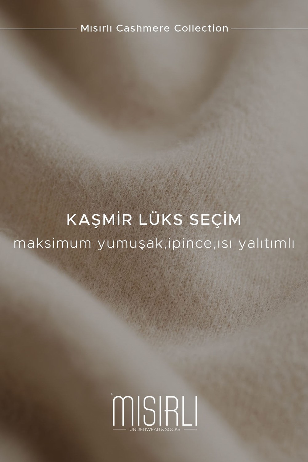 Mısırlı Kadın Kaşmir Ultra Yumuşak Kayık Fanila Koyu Kahverengi görsel 6
