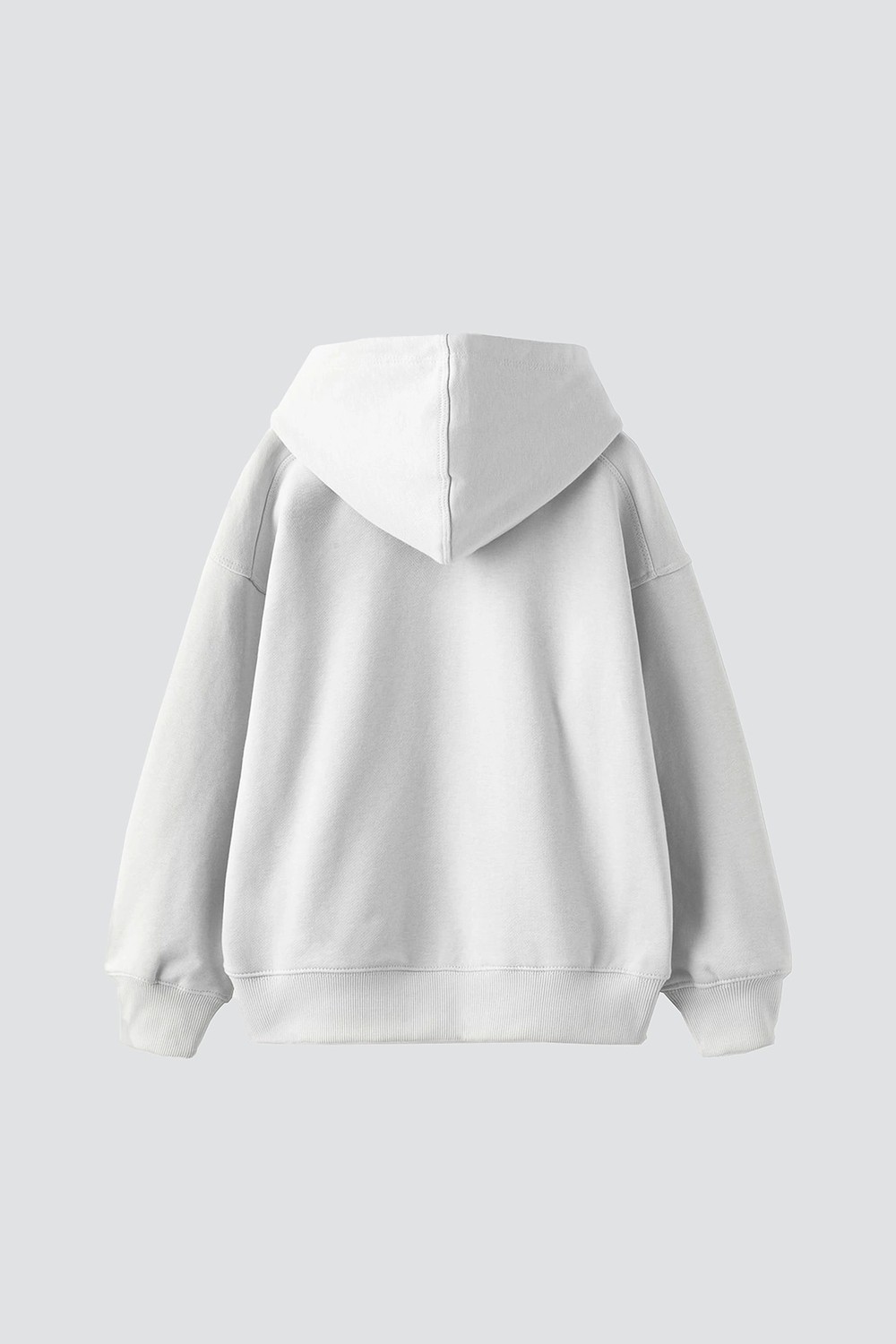 Tarzsokak Mavi Turna Baskılı Oversize Unisex Premium Beyaz görsel 2