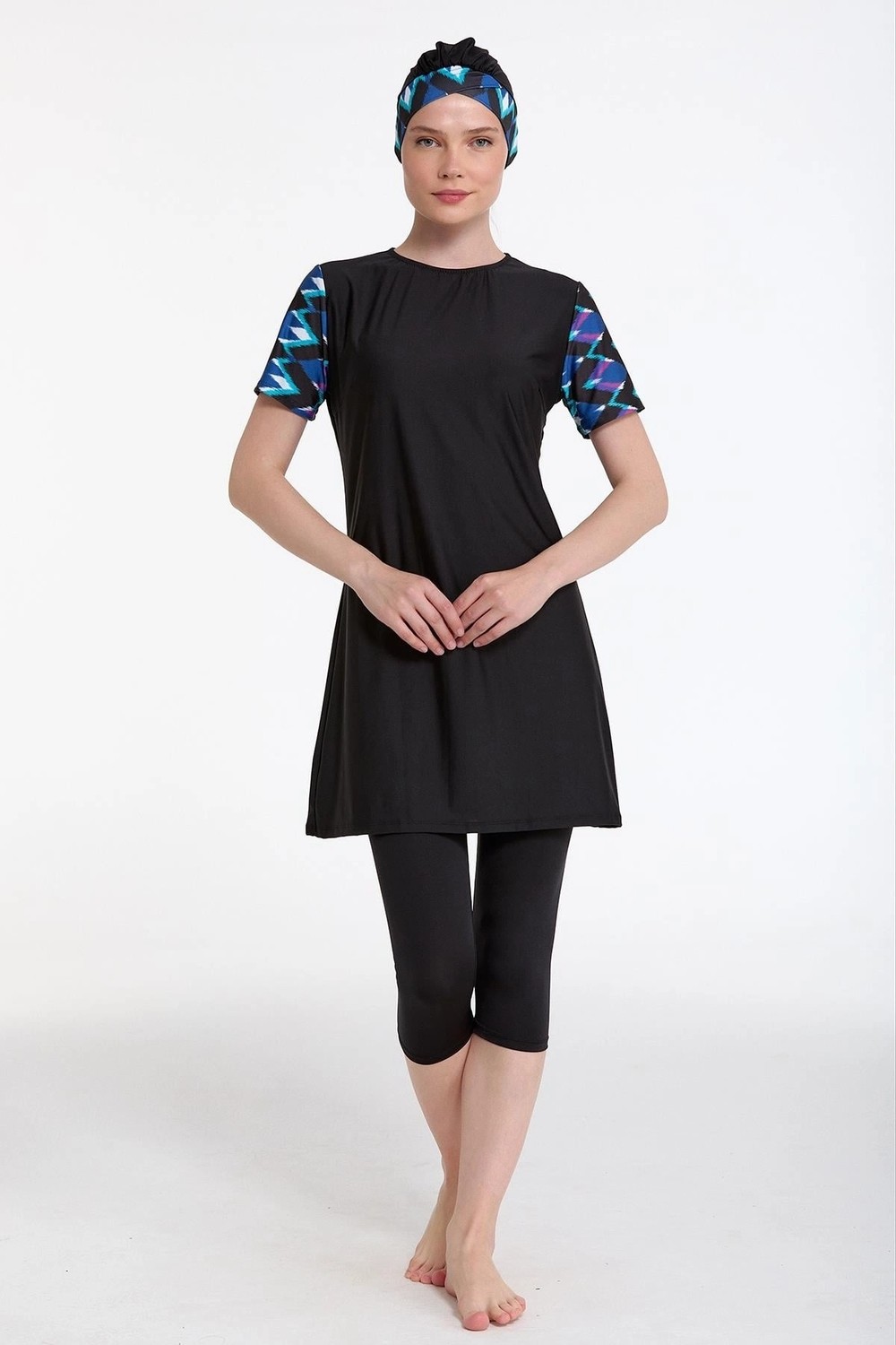 Amora Fancy Clothing Rivamare 0718-327YARI Kapalı Tesettür Takımı