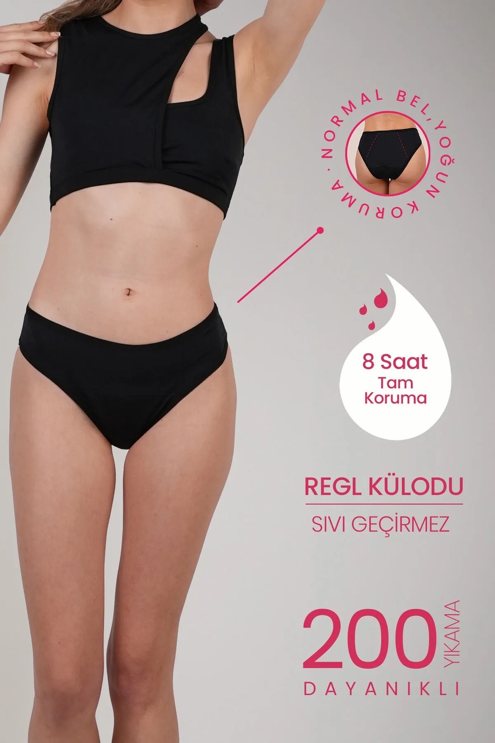 Peddon Süper Emici Ultra Hijyenik Jenny Regl Külodu Gece Gündüz Gün Boyu Etkili Sızdırmaz Adet Külodu görsel 5