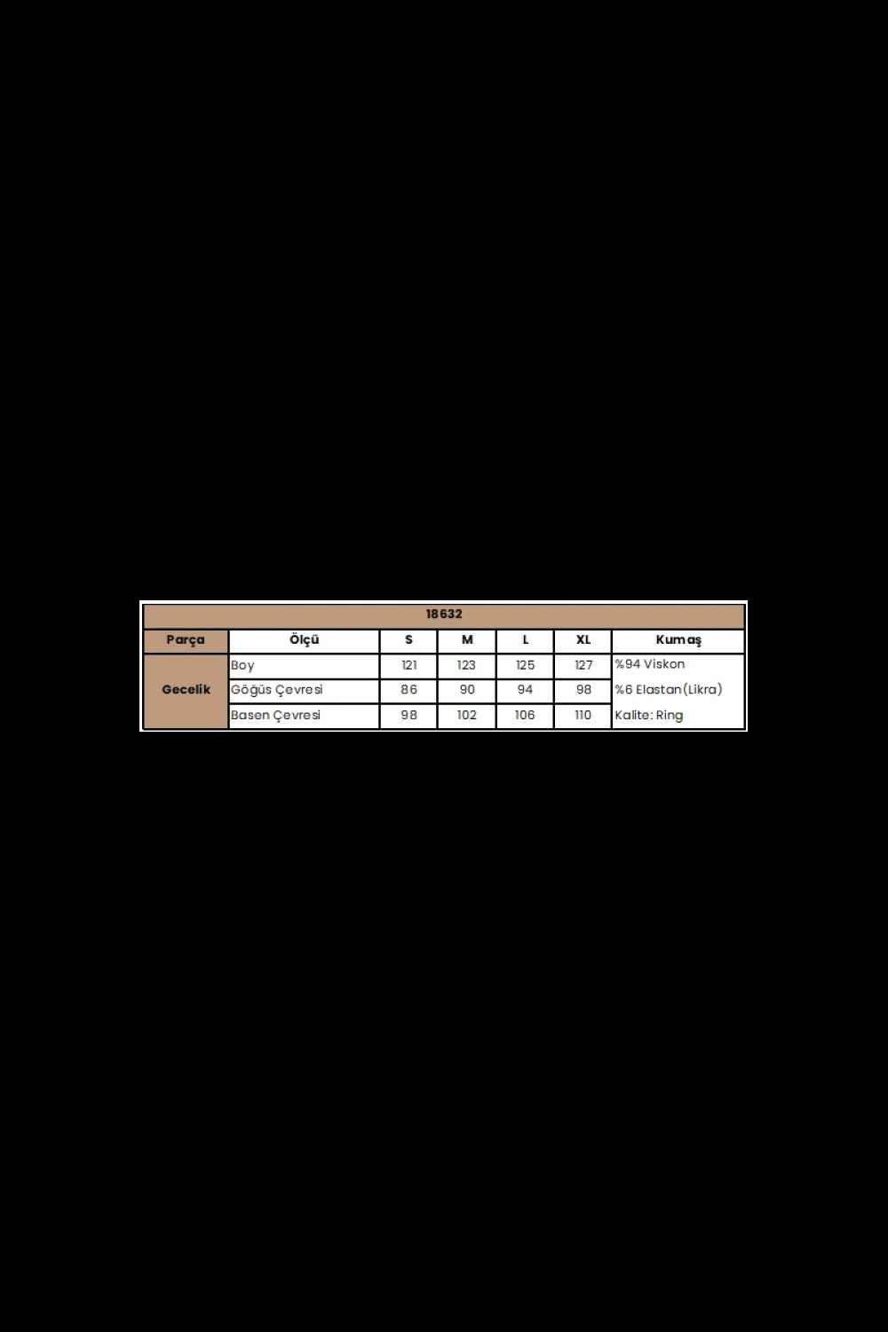 Hace Bazaar Marsilyan- Dantelli ve Dekolteli Yırtmaçlı Gecelik görsel 3