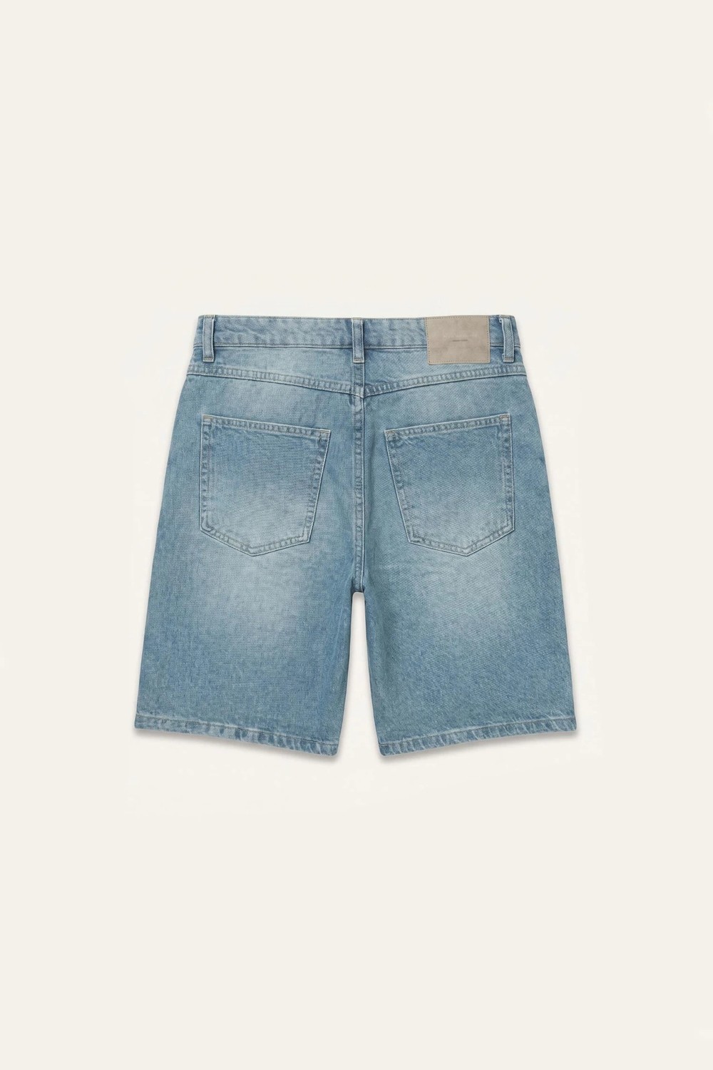 DeFacto %100 Pamuk Straight Fit Jean Bermuda Şort I3388AX26HS görsel 7