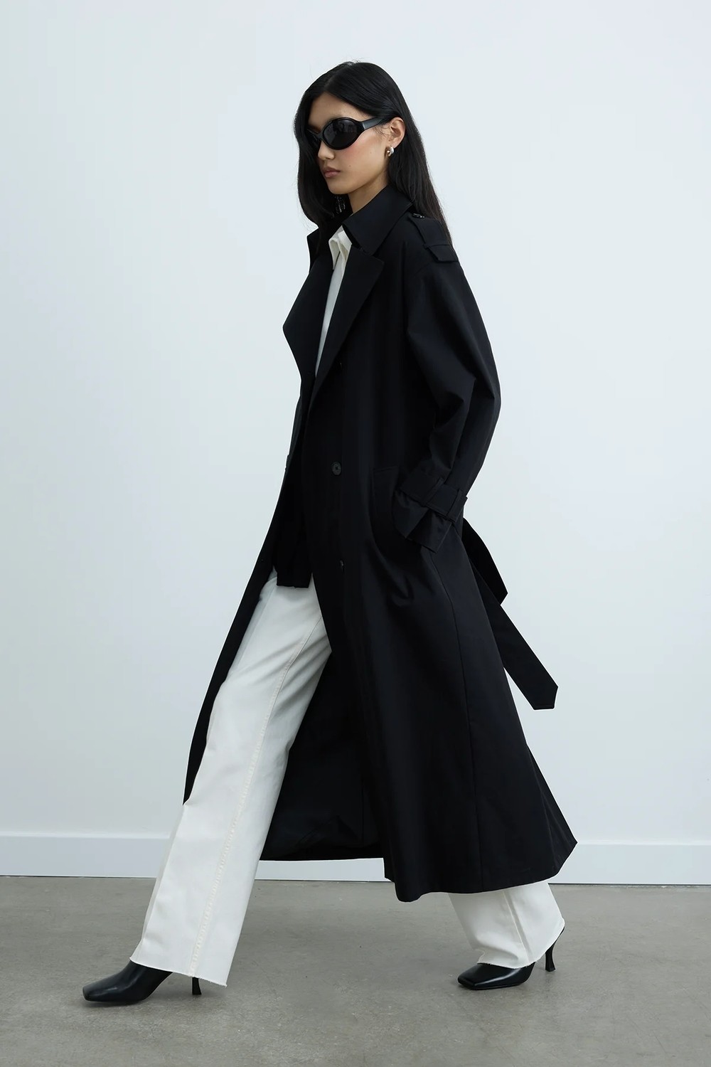 Suud Collection Acı Kahve Rowan Trençkot görsel 7