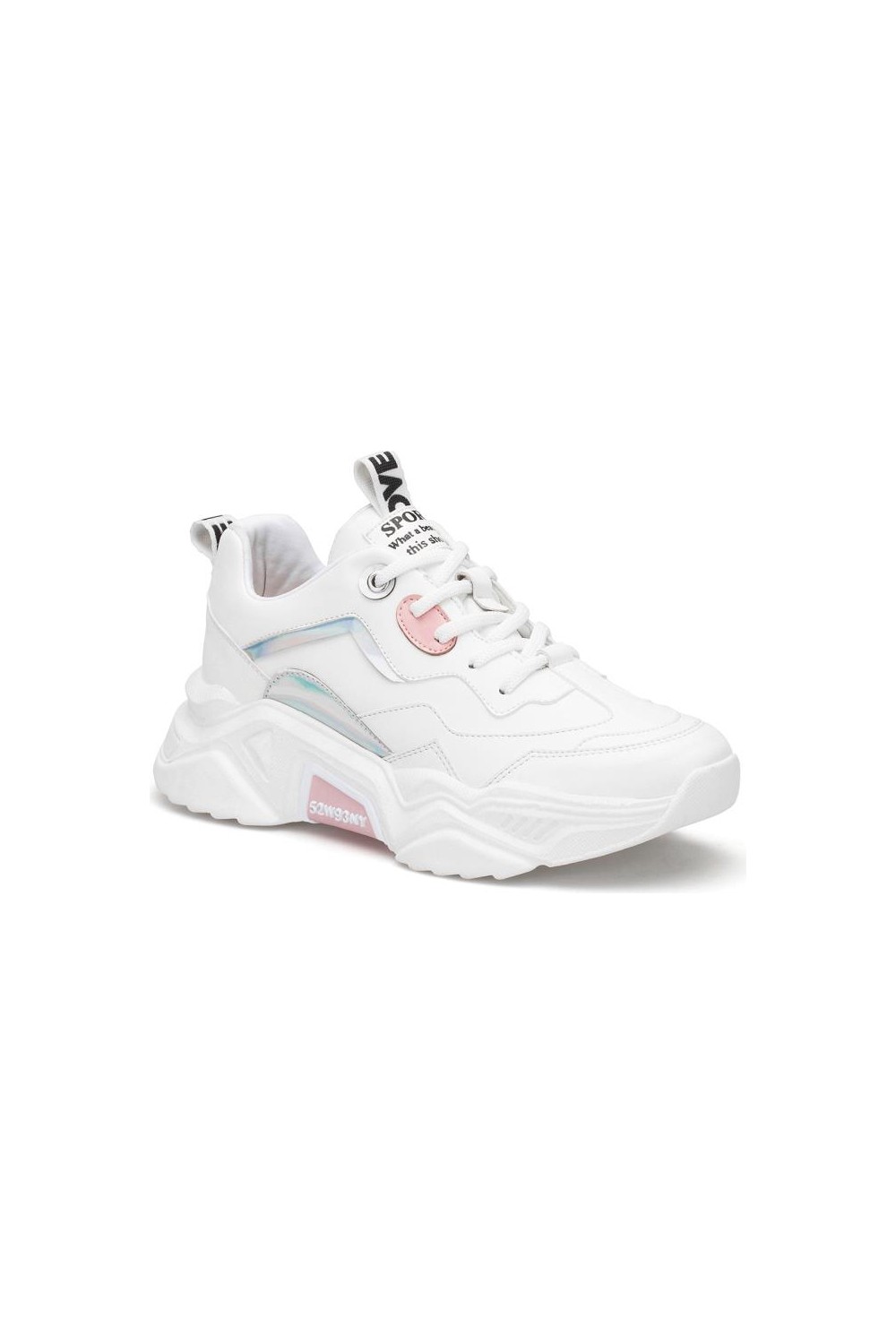 Dark Seer Kadın Beyaz Pudra Sneaker Spor Ayakkabı 2026 - DS.PMD239K2110 görsel 8