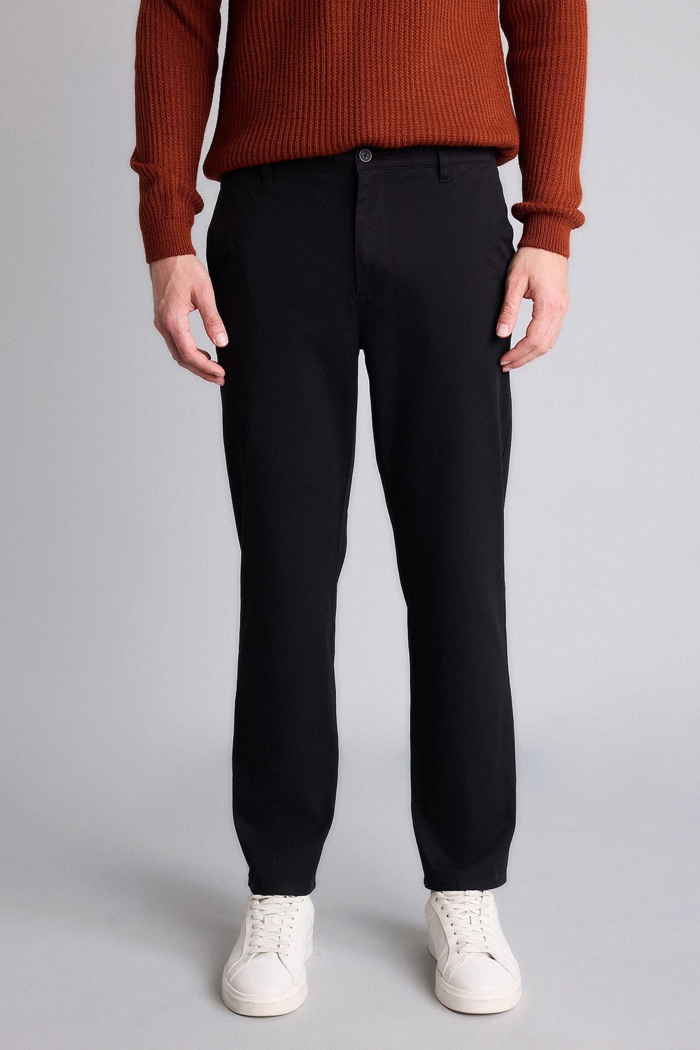 DeFacto Regular Fit Normal Bel Akışkan Kumaş Yan Cepli Pantolon H4809AX26AU görsel 8