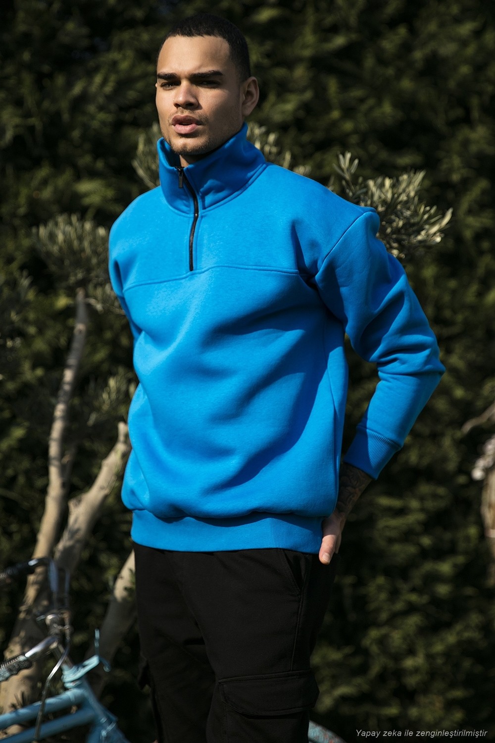 Buratti Regular Fit Pamuklu Içi Tüylü Yumuşak Şardonlu Kışlık Sweat Erkek Sweat 59053431
