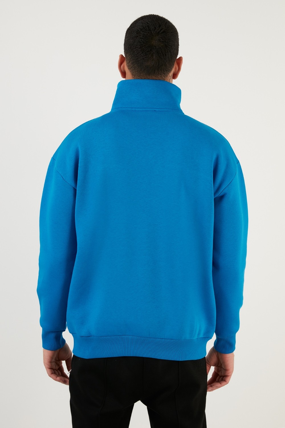 Buratti Regular Fit Pamuklu Içi Tüylü Yumuşak Şardonlu Kışlık Sweat Erkek Sweat 59053431 görsel 6