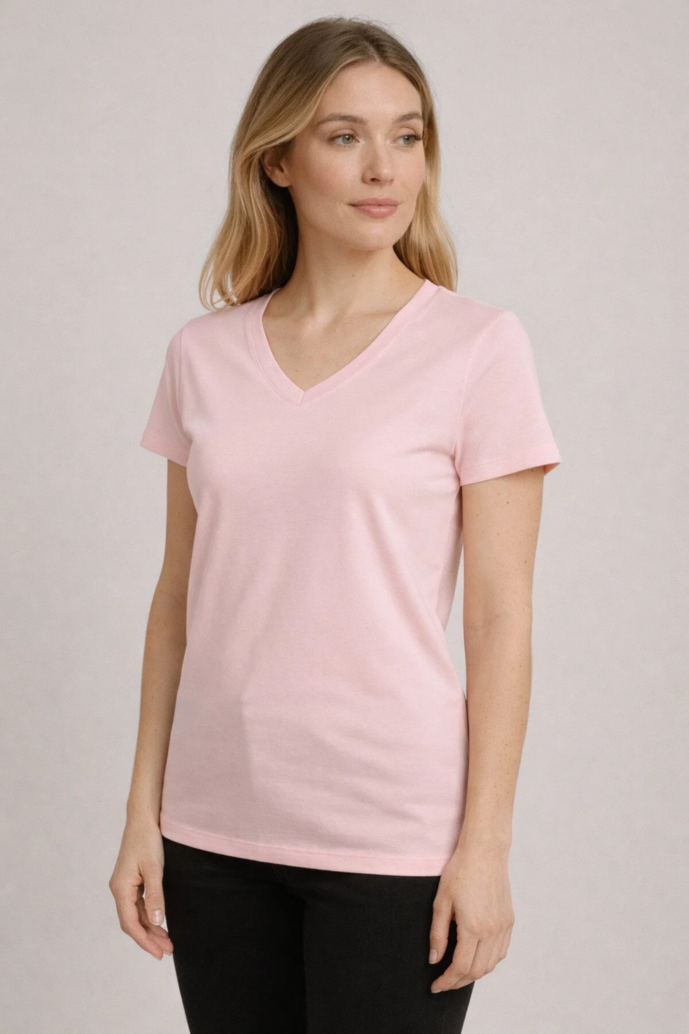 Prolet V Yaka Kadın T-Shirt görsel 2