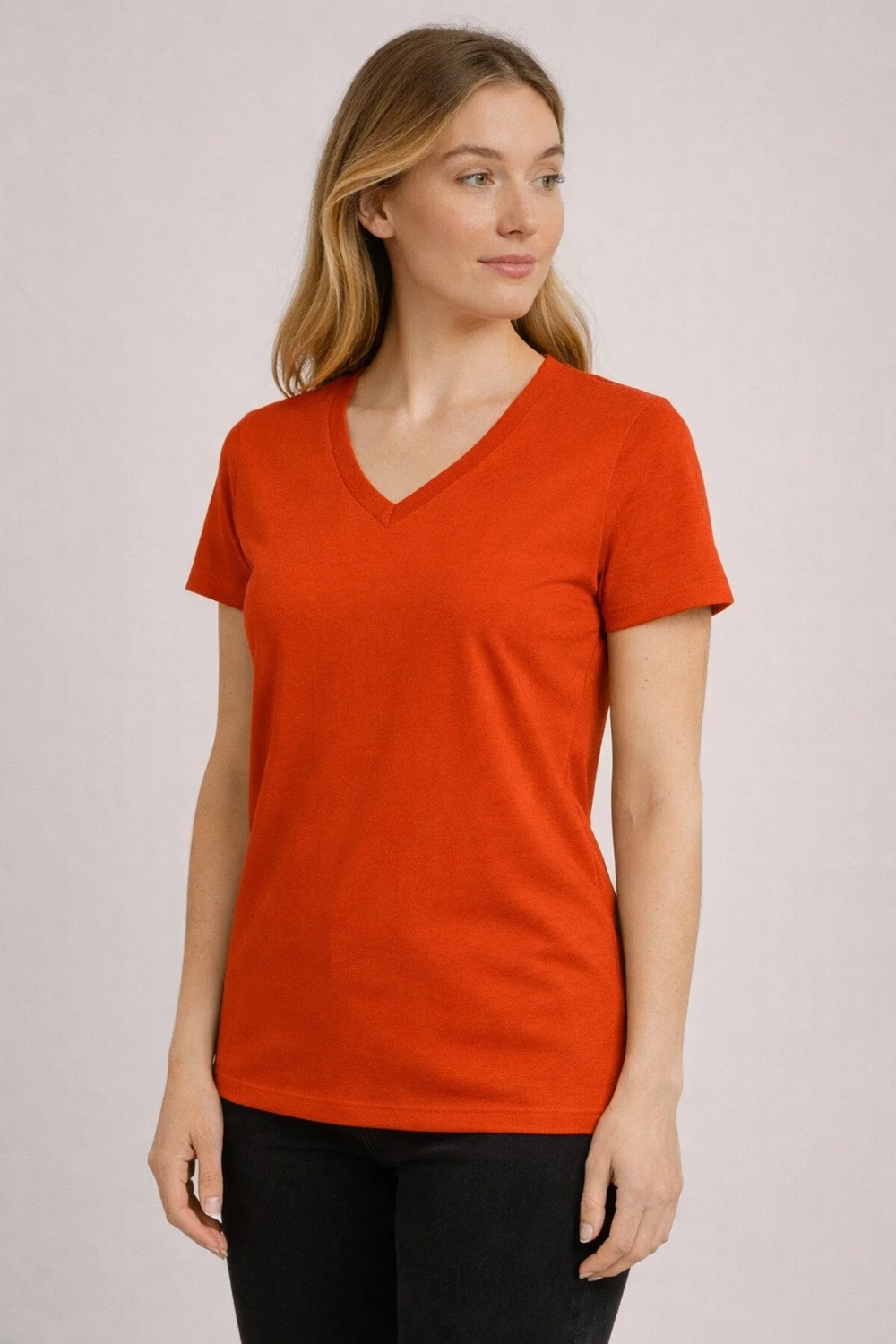 Prolet V Yaka Kadın T-Shirt görsel 7