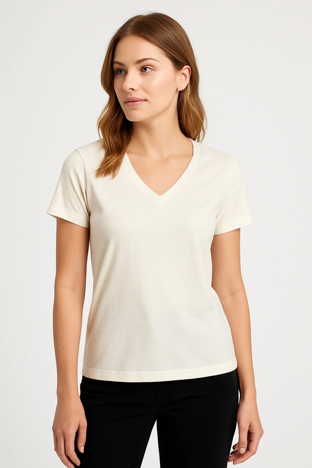 Prolet V Yaka Kadın T-Shirt