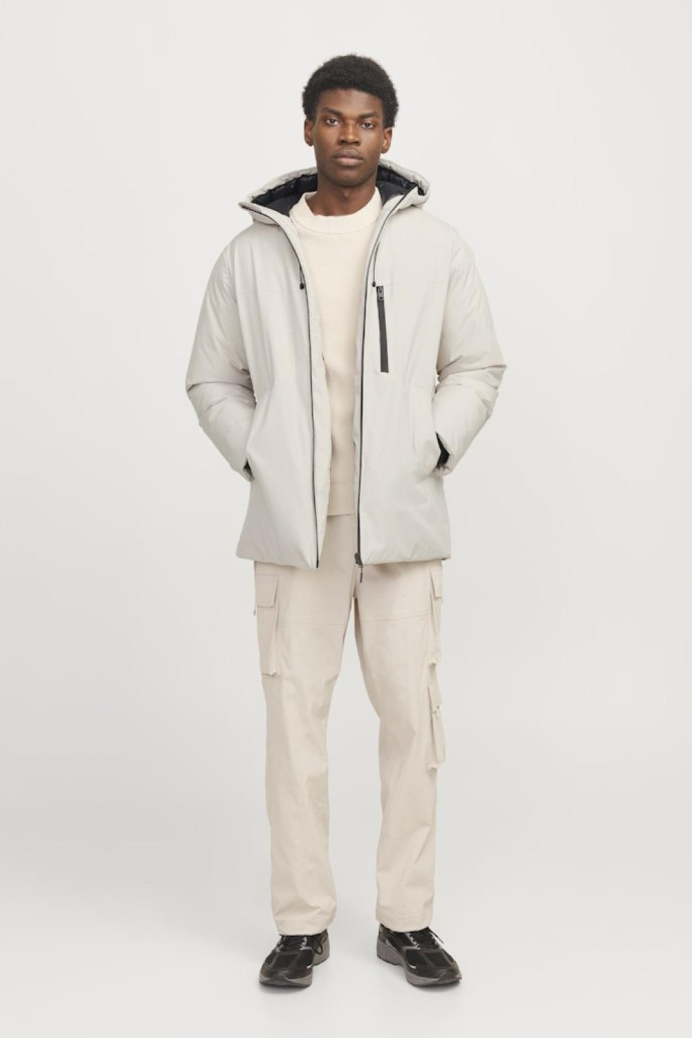Jack & Jones 12256884 Jjpayne Parka Jacket Erkek Kaban görsel 2