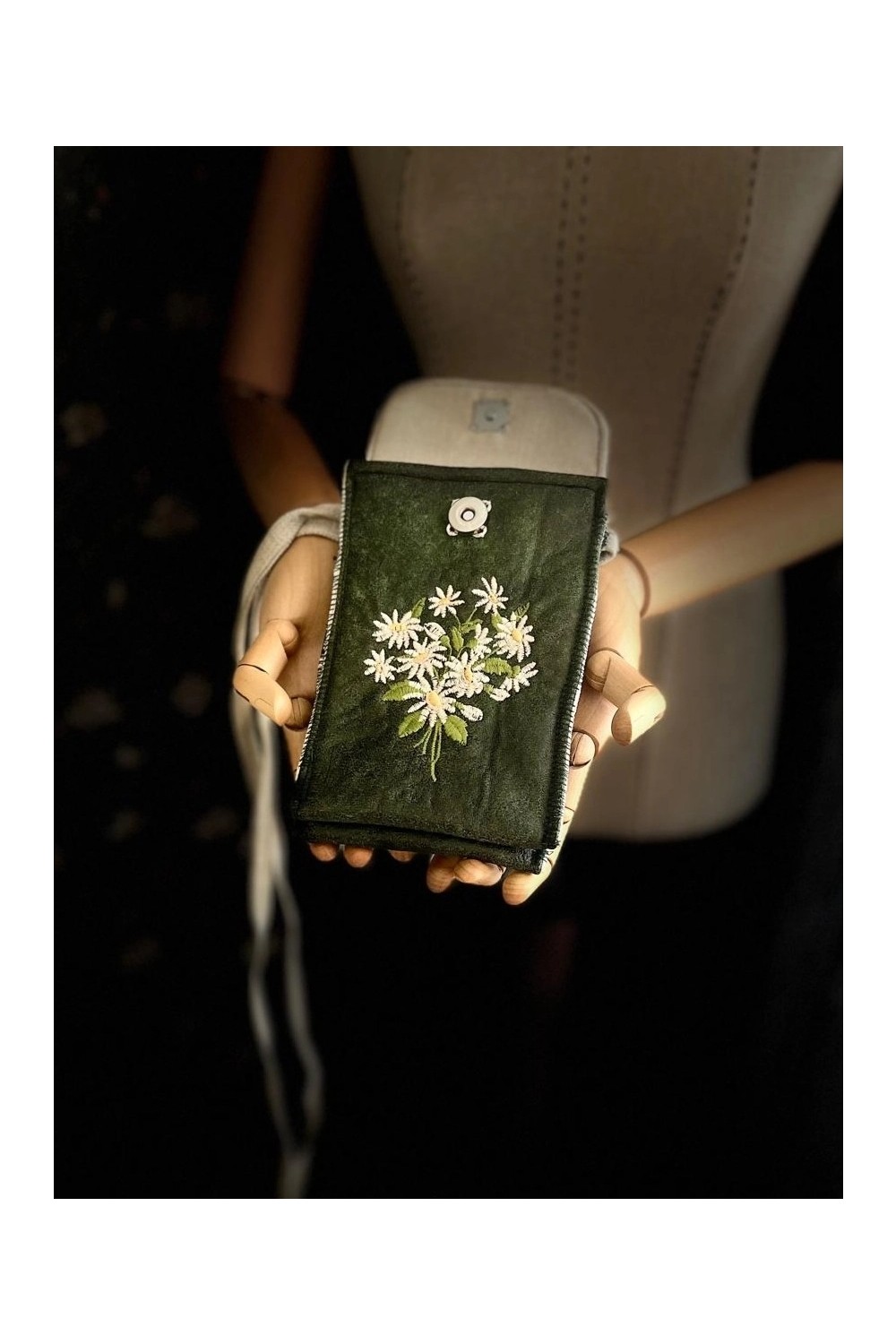 Ggart Handmade Meadov Nakış Işlemeli Telefonluk, Telefon Çantası V35 görsel 4