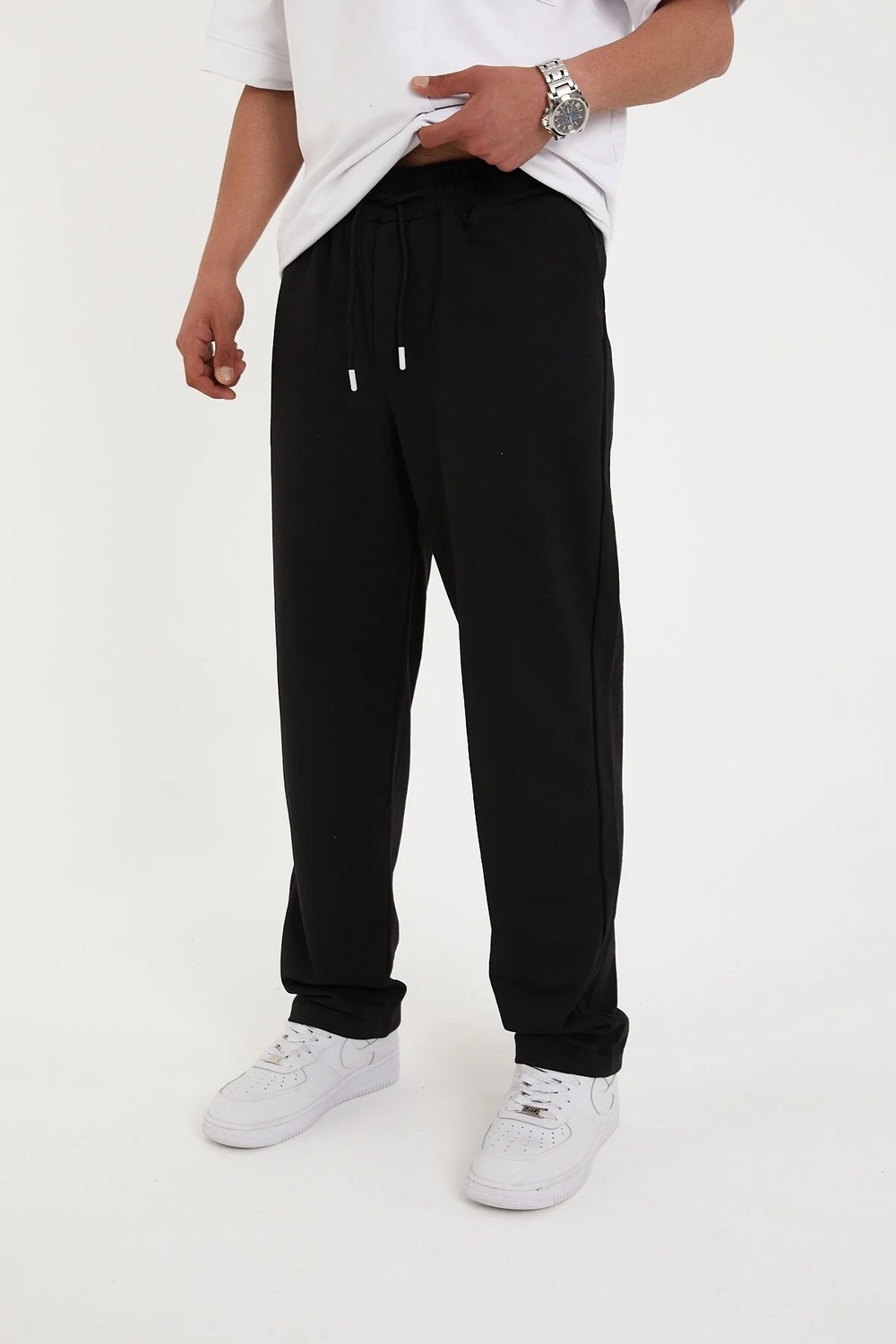 Pavotti Erkek Baggy Eşofman Altı Iki Iplik ( Geniş Kalıp ) görsel 8