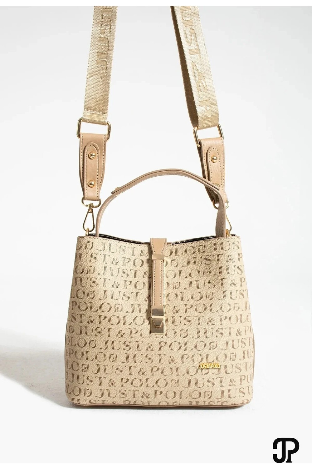Just Polo Kadın Orta Boy Su Geçirmez Günlük Şık El ve Omuz Çantası Ebat 23 x 18 cm Shoulder Bag görsel 3