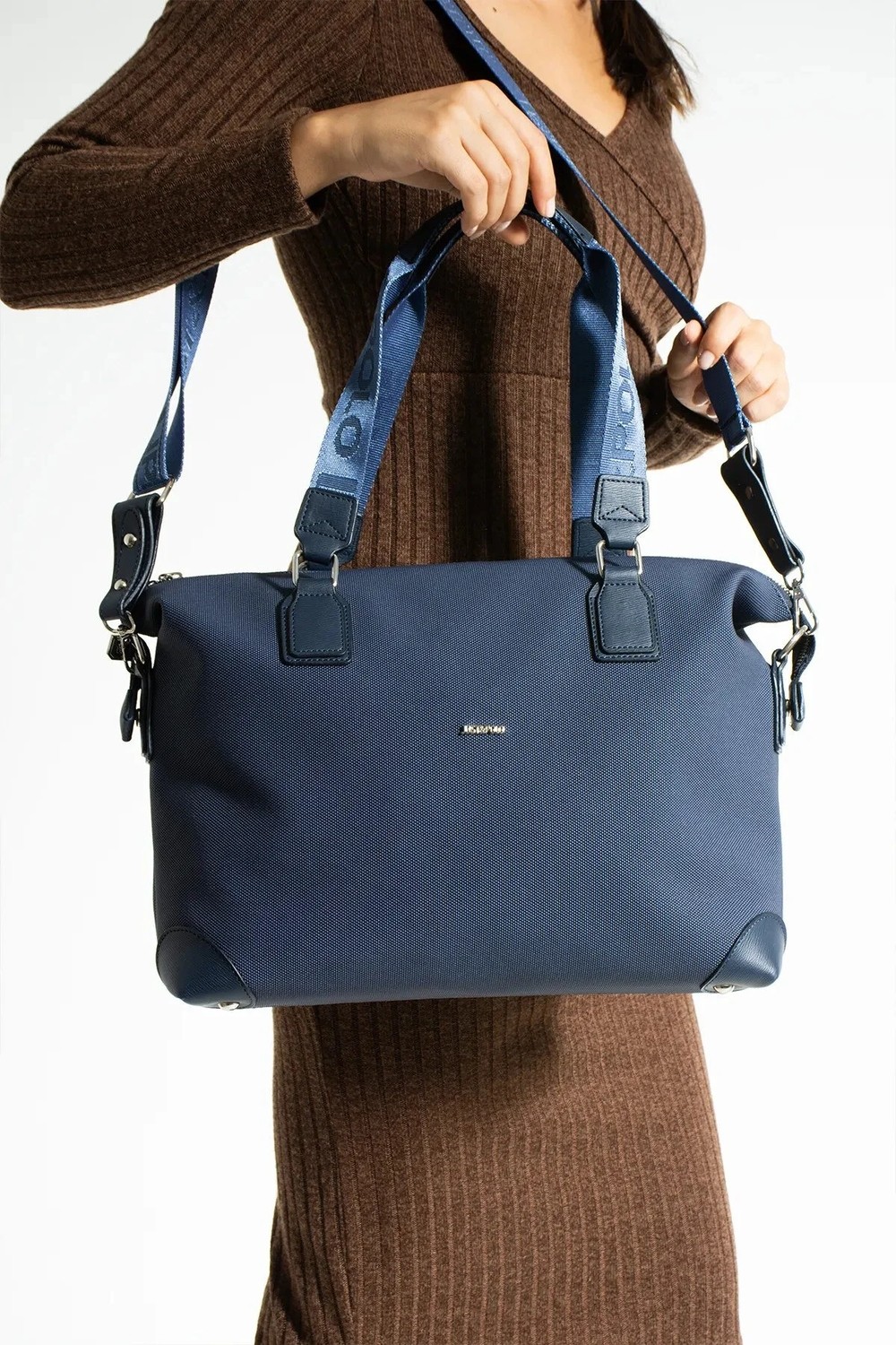 Just Polo Kadın Gofraj Baskılı Büyük Boy El Çantası 4028