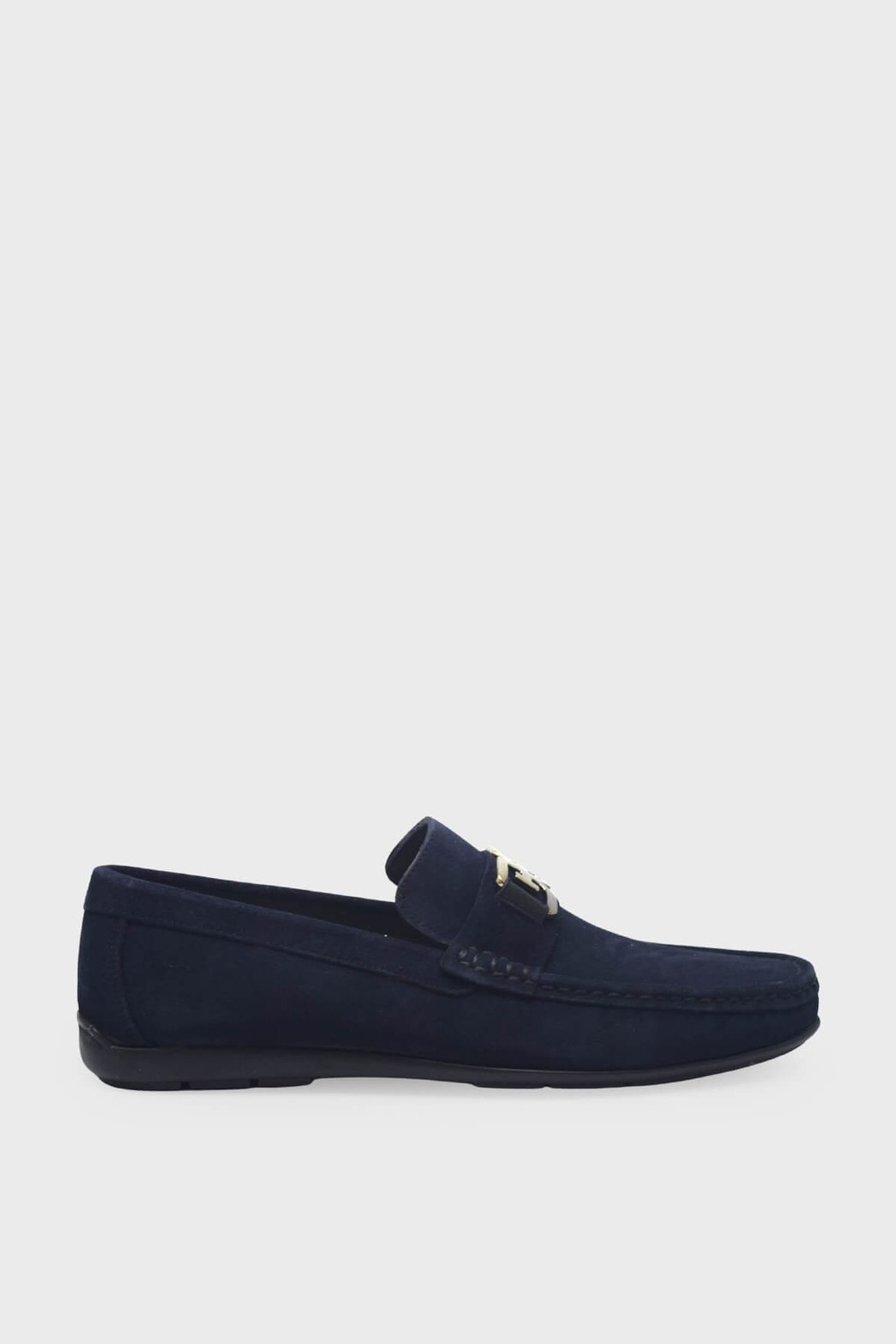 Kanuga Erkek Deri Loafer Lacivert Nubuk K-FSC3302