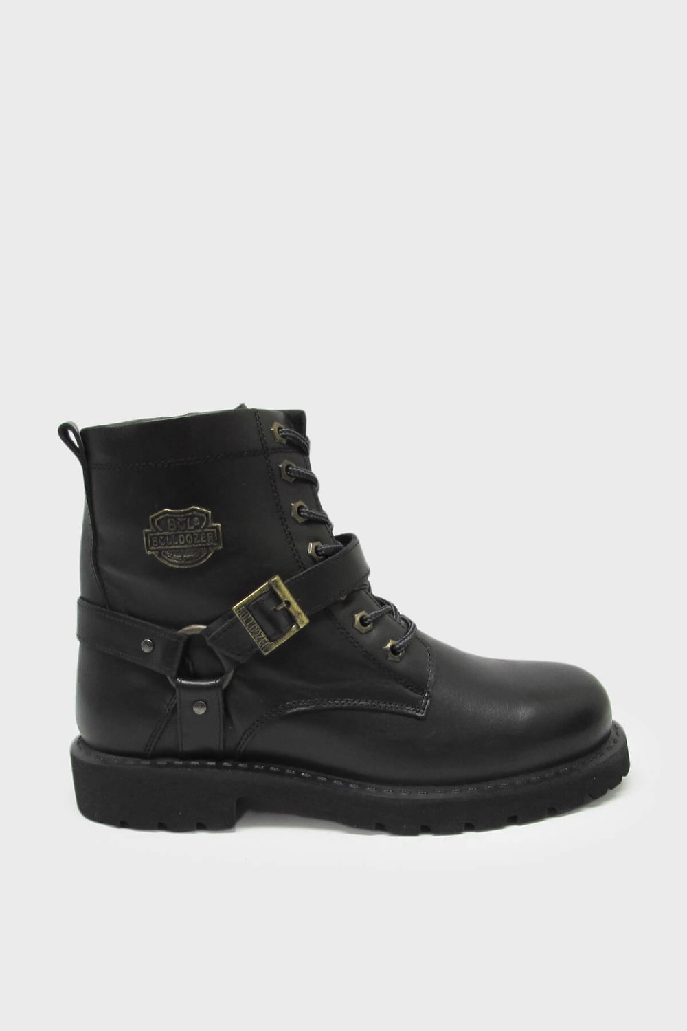Bulldozer Buldozer Erkek Casual Deri Bot Siyah BUL-230336
